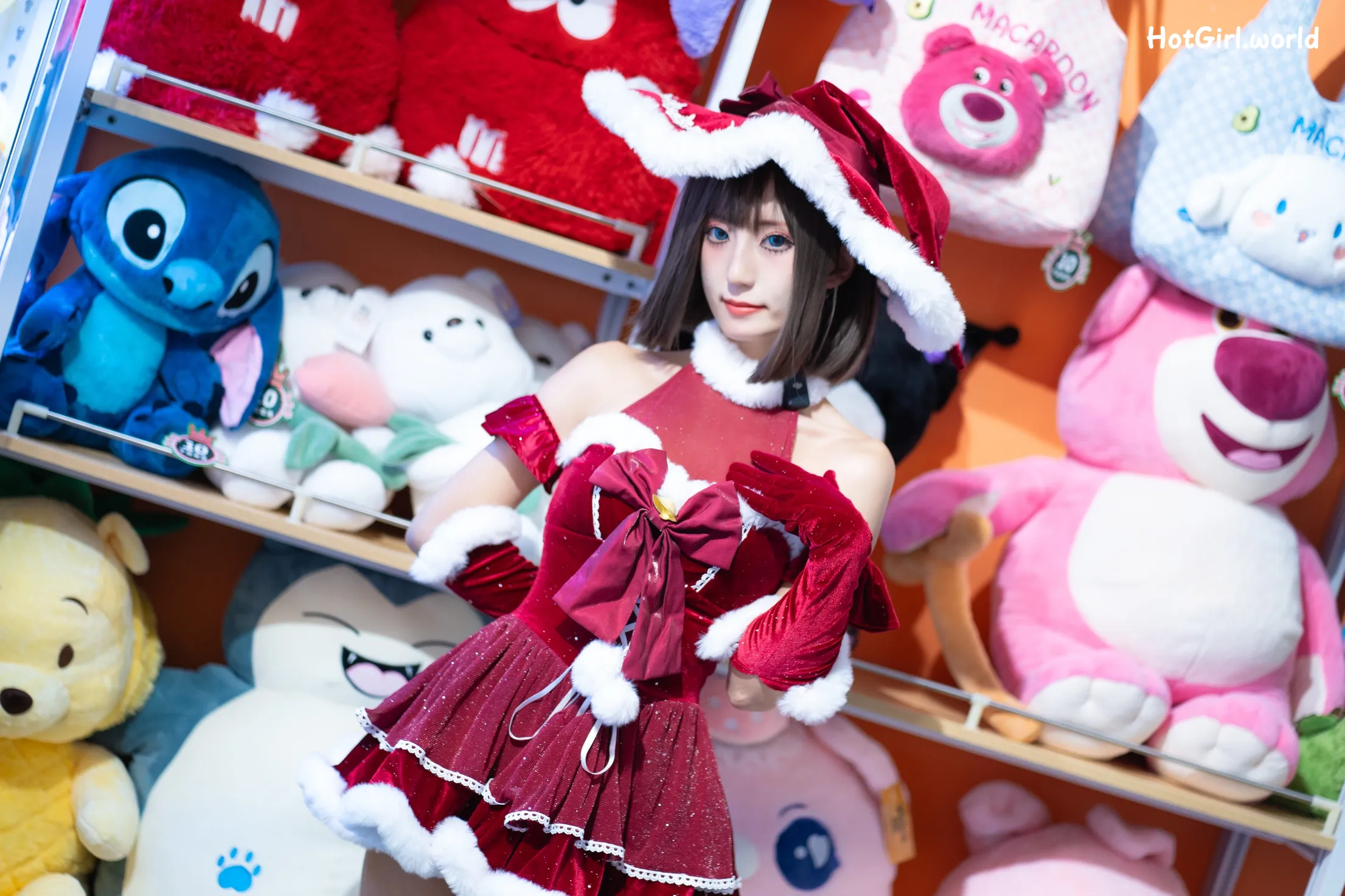 Coser-职业奶妈三水子-圣诞小裙子 第32张图