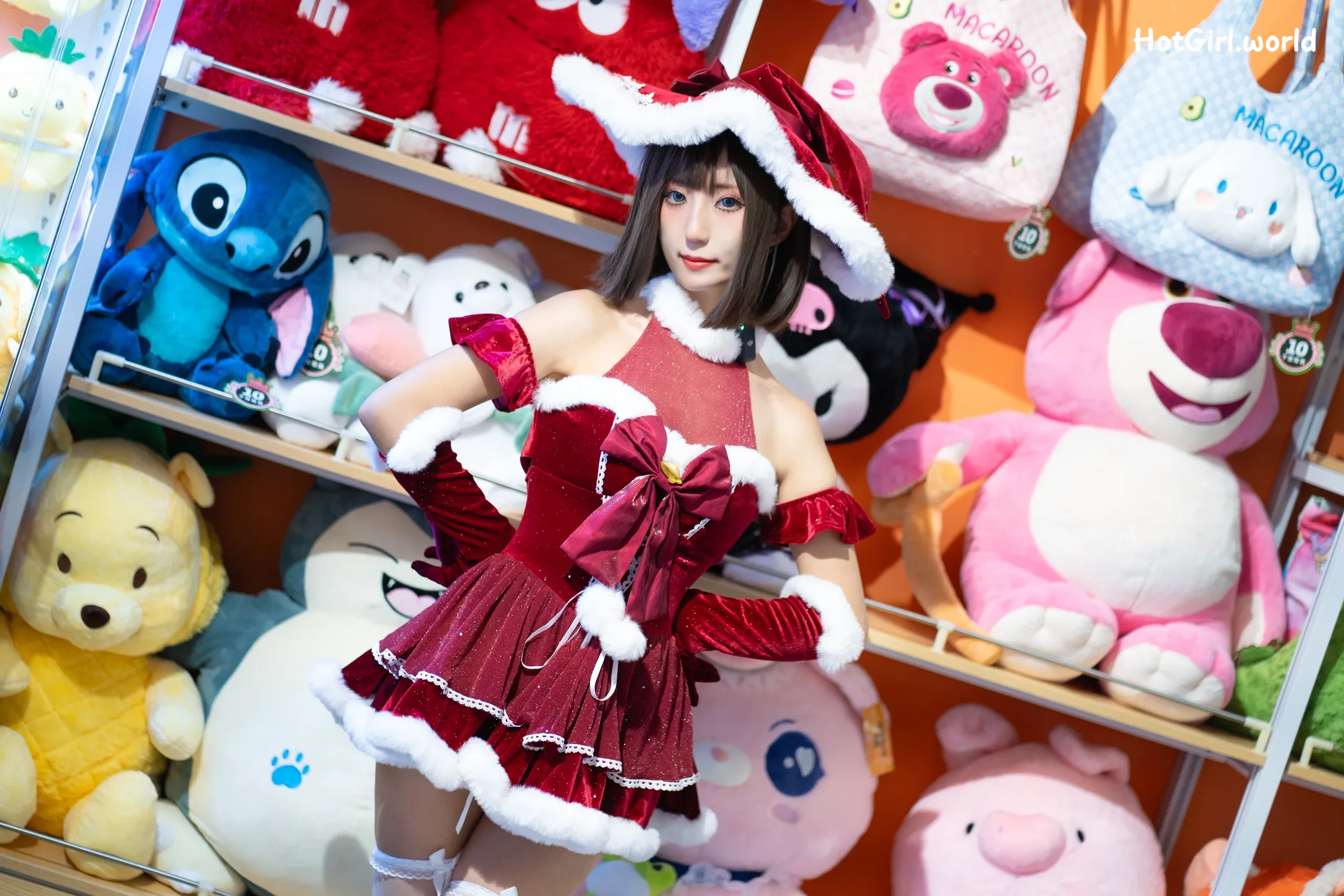 Coser-职业奶妈三水子-圣诞小裙子 第33张图