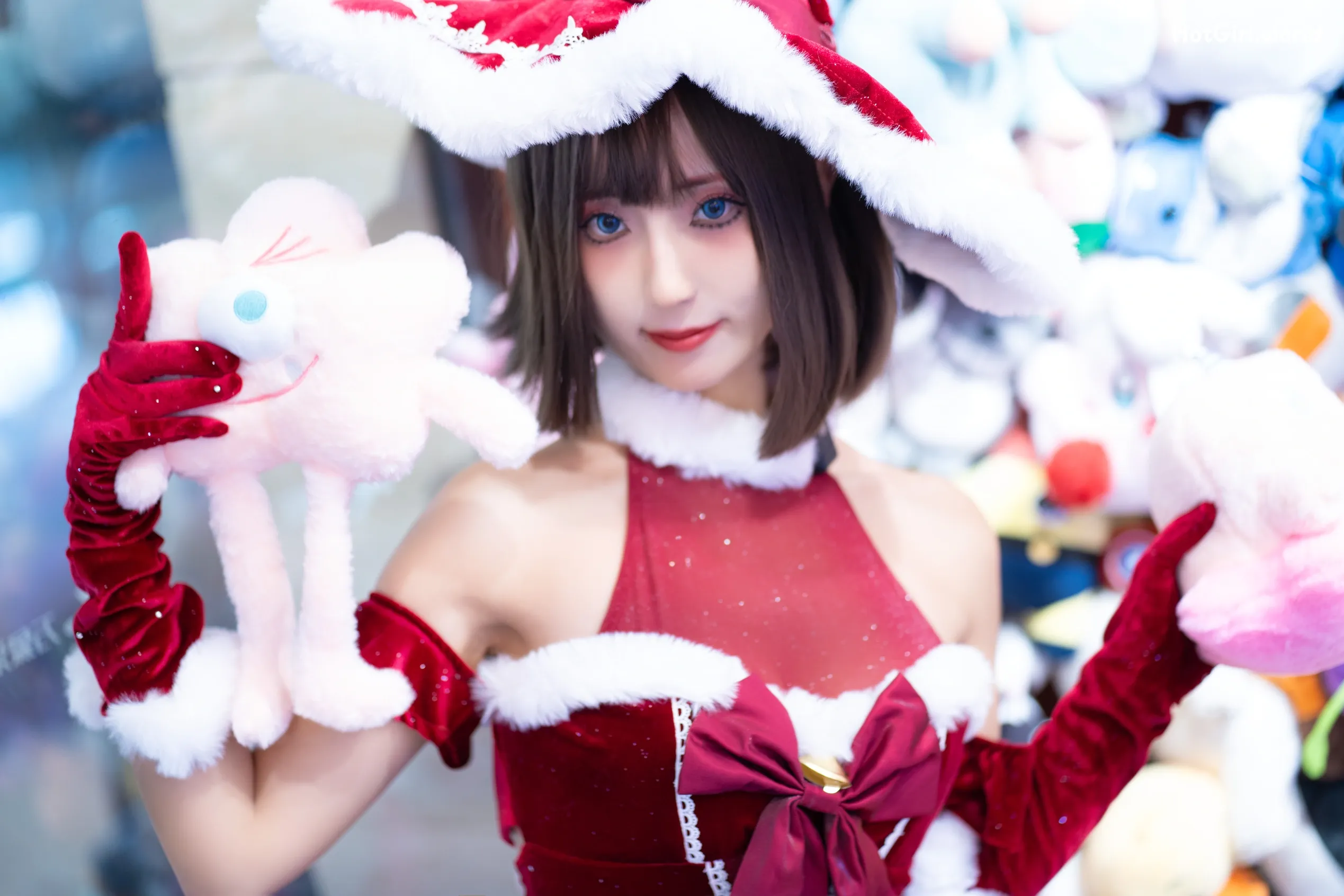 Coser-职业奶妈三水子-圣诞小裙子 第37张图