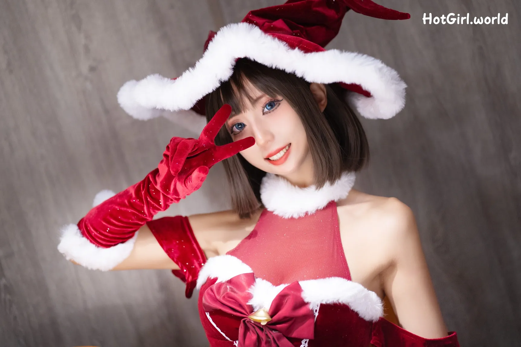 Coser-职业奶妈三水子-圣诞小裙子 第51张图