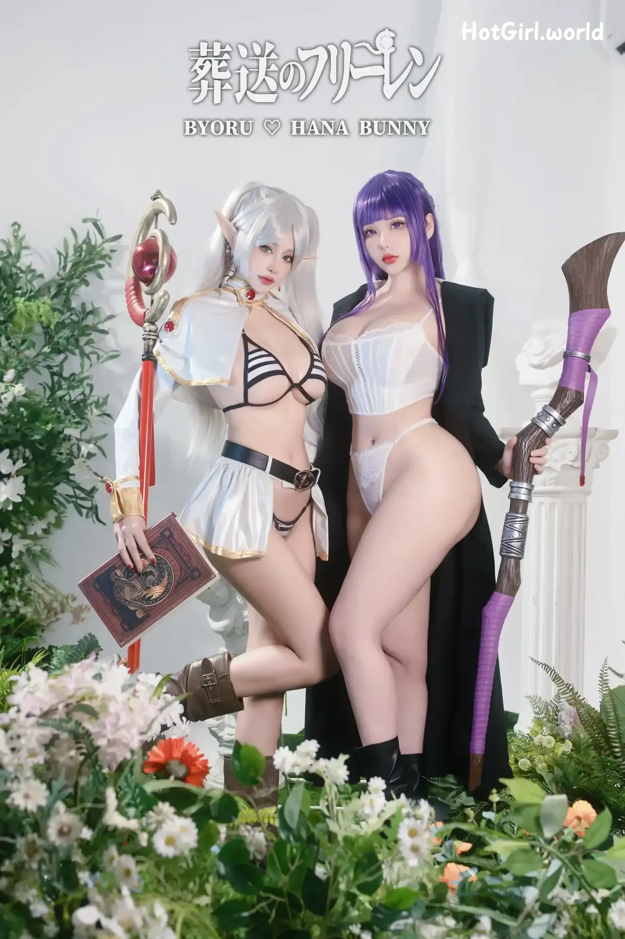 Coser-Byoru-&-Hana Bunny-Fern and Frieren Sousou no Frieren 第1张图