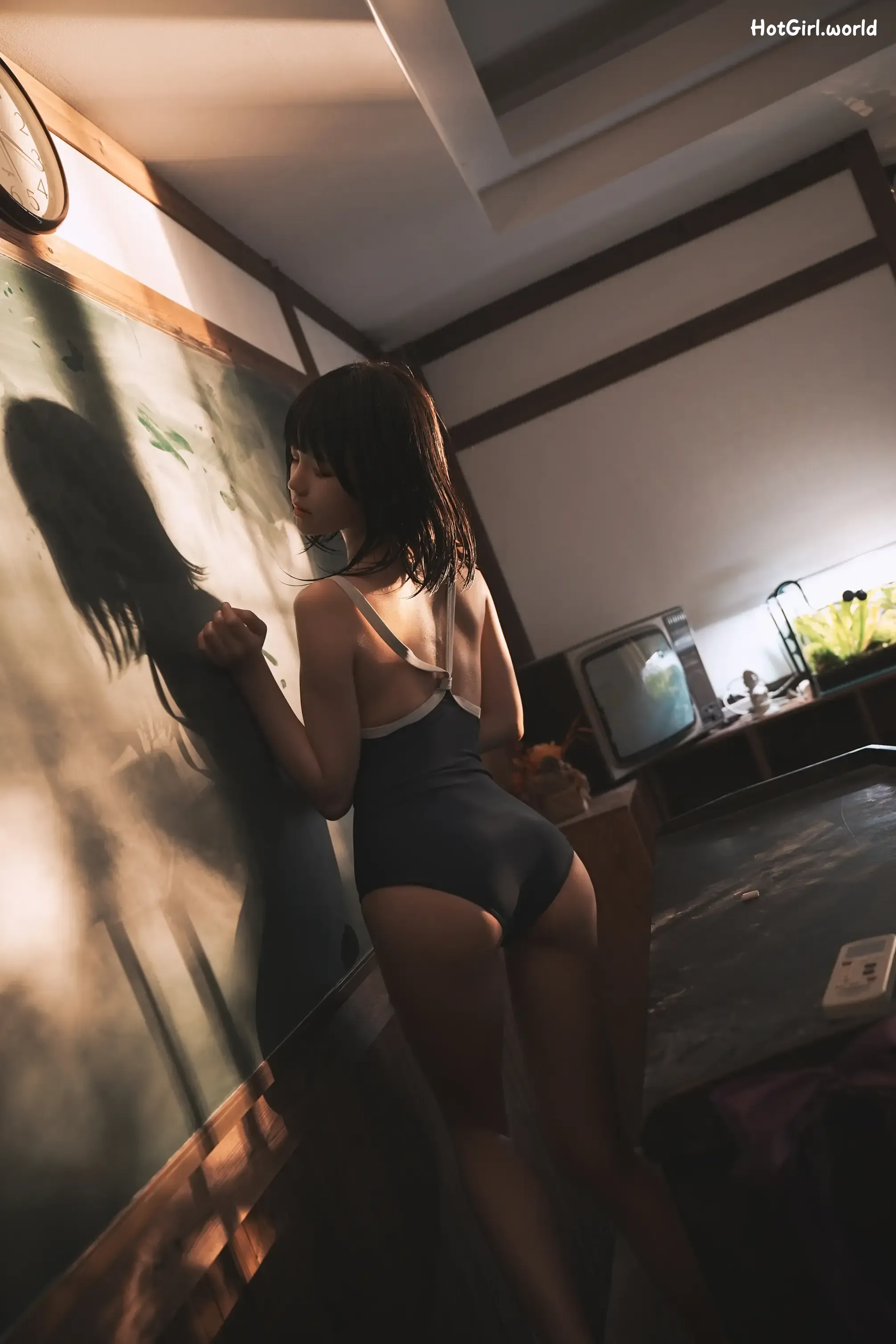 Coser-桜桃喵-教室死库水 第45张图