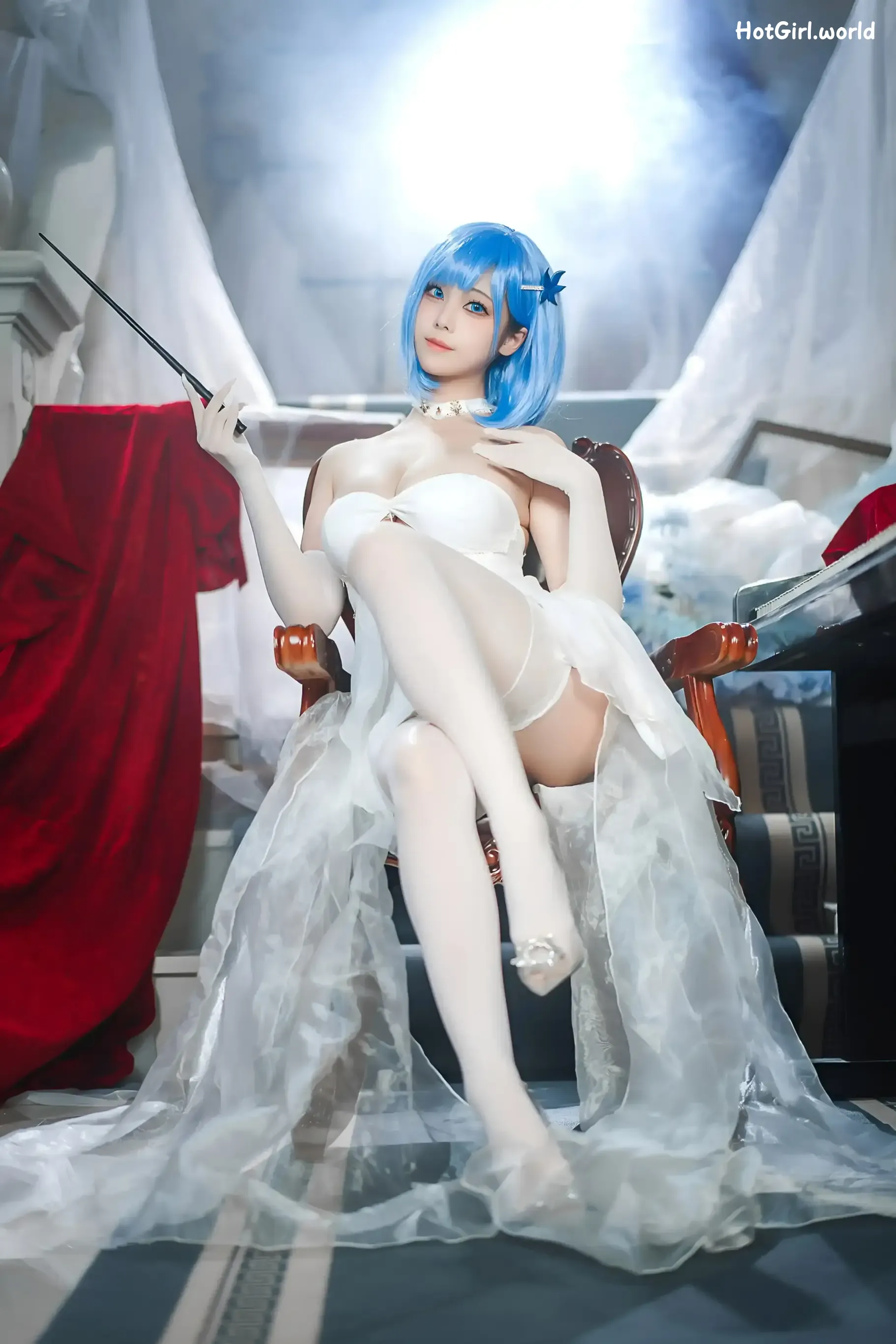 Coser-蜜汁猫裘-碧蓝航线-恰巴耶夫白骑兵 第18张图