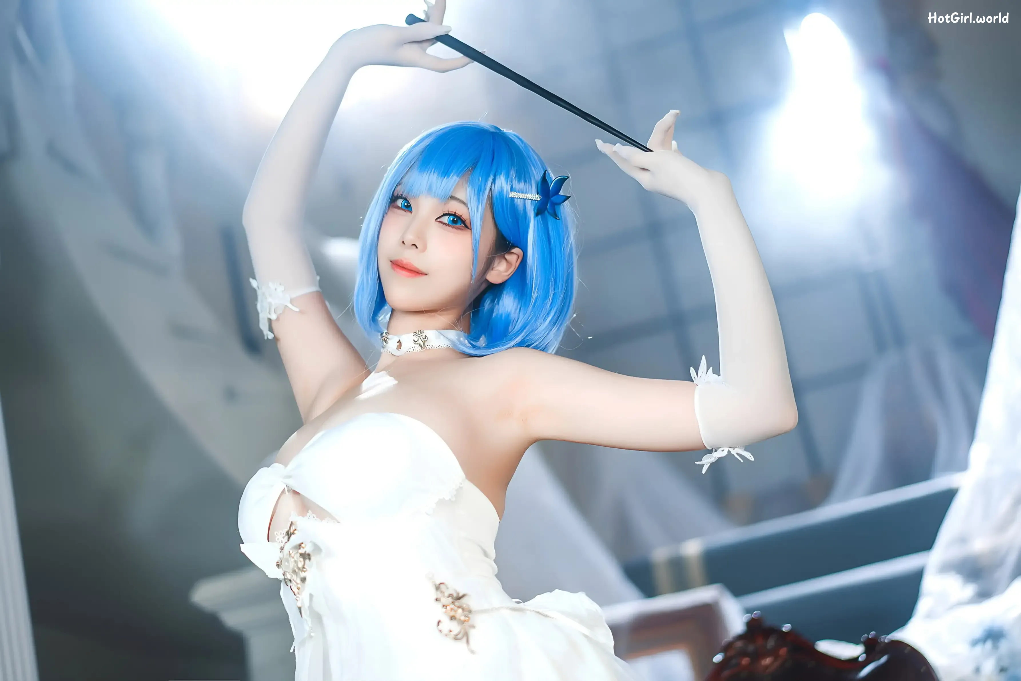 Coser-蜜汁猫裘-碧蓝航线-恰巴耶夫白骑兵 第39张图