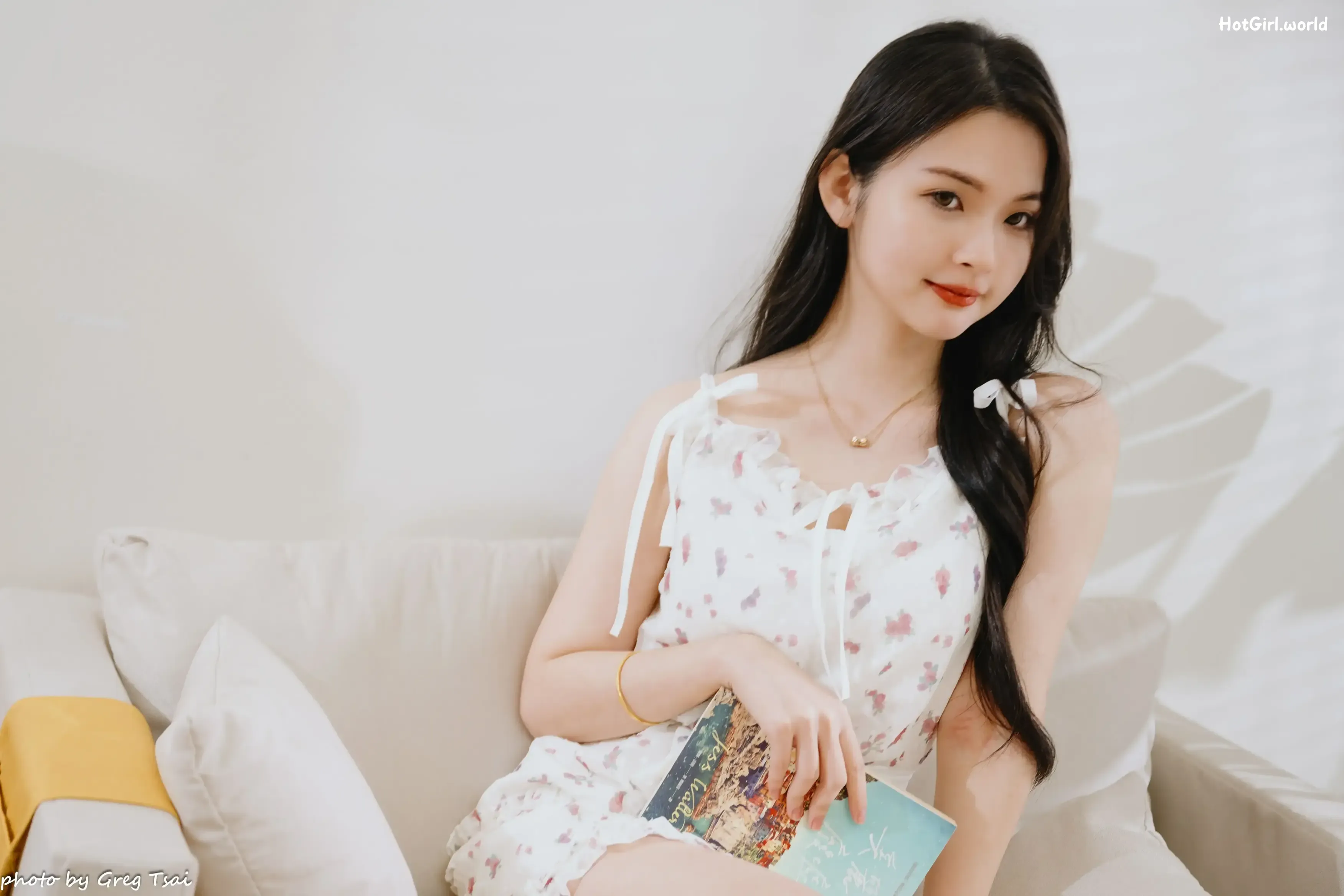米浆-碎花连衣裙 第4张图