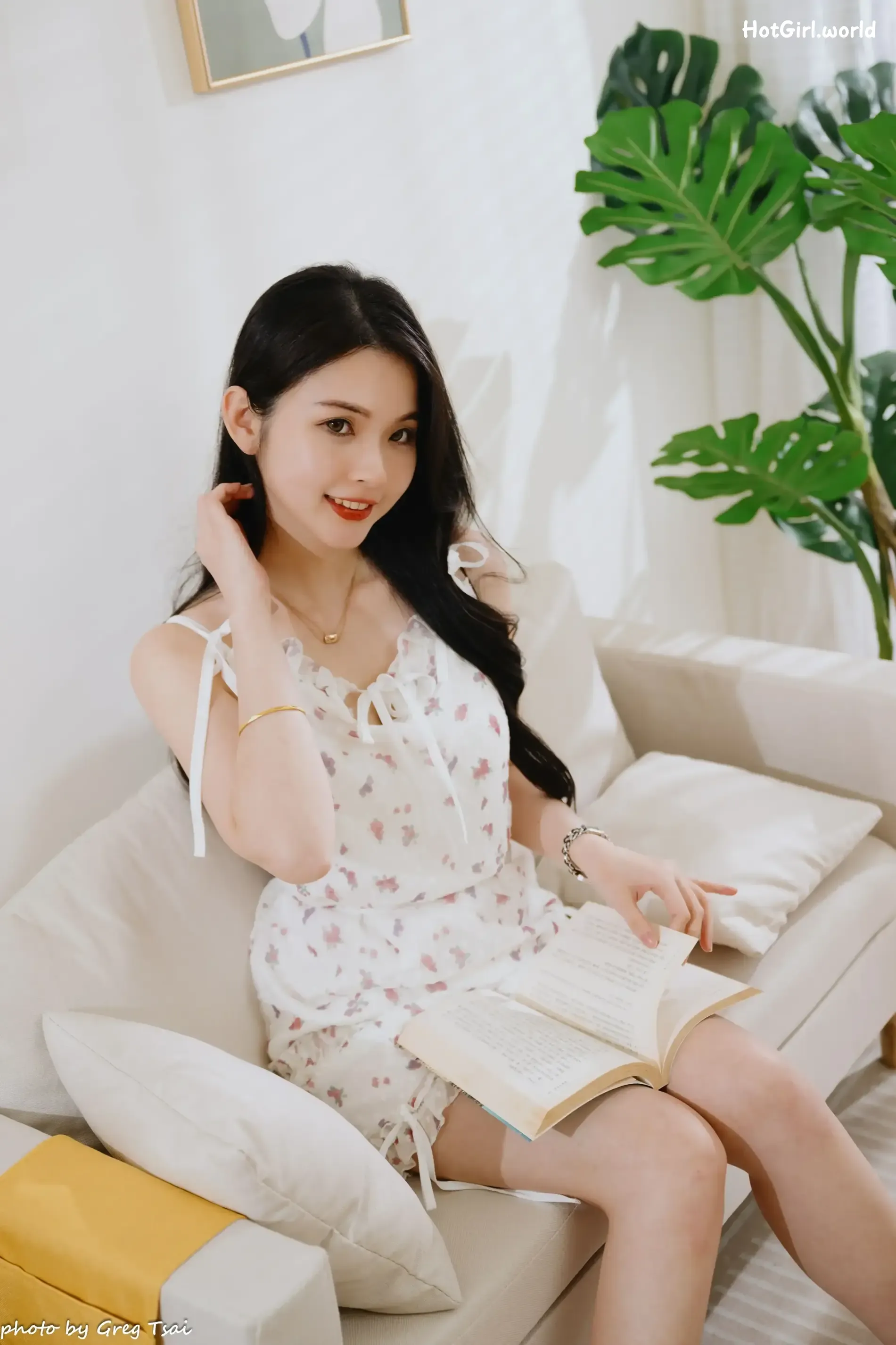 米浆-碎花连衣裙 第6张图