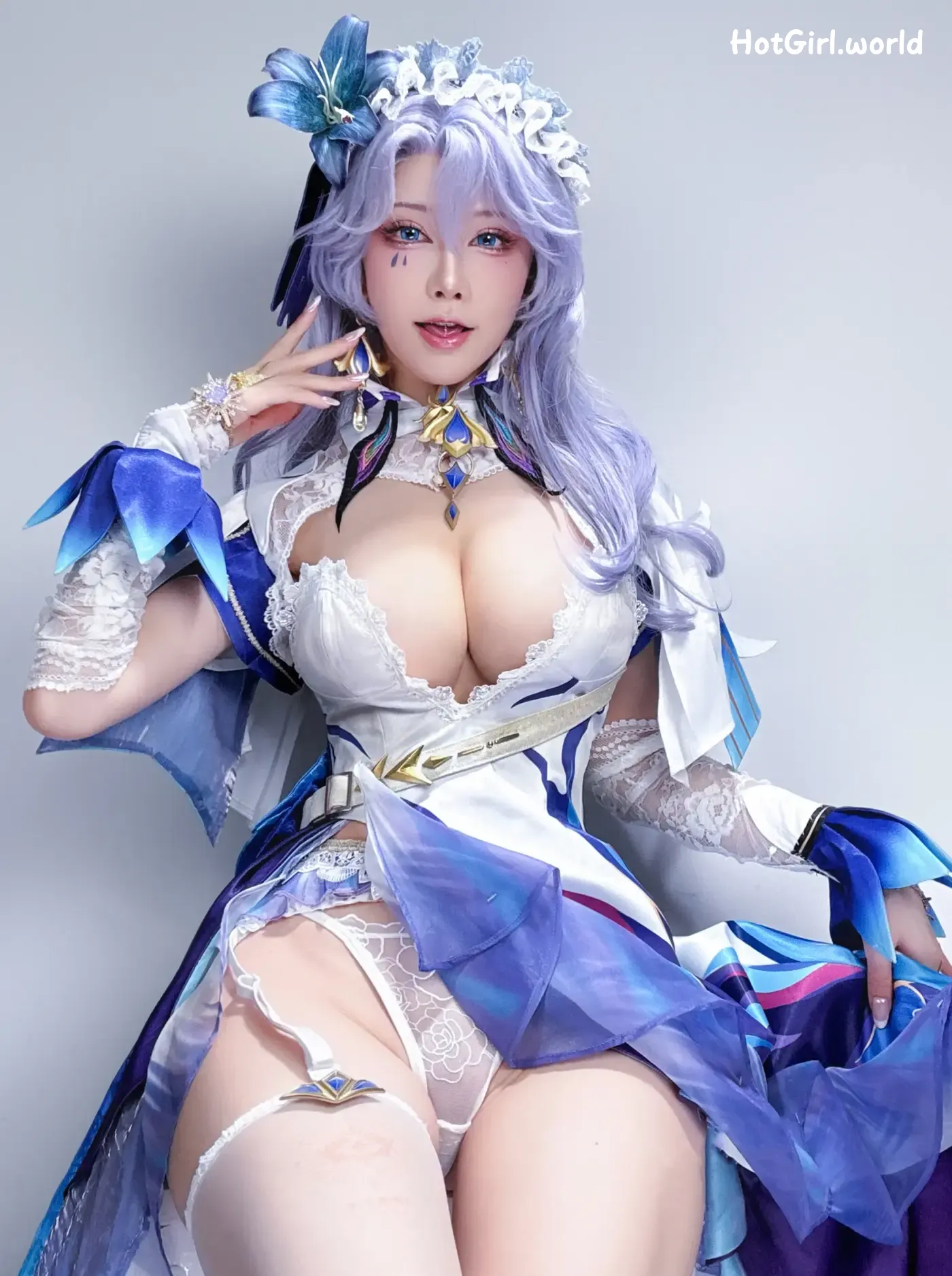 Coser-水淼-Aqua-鸣潮-坎特蕾拉-自拍 第3张图