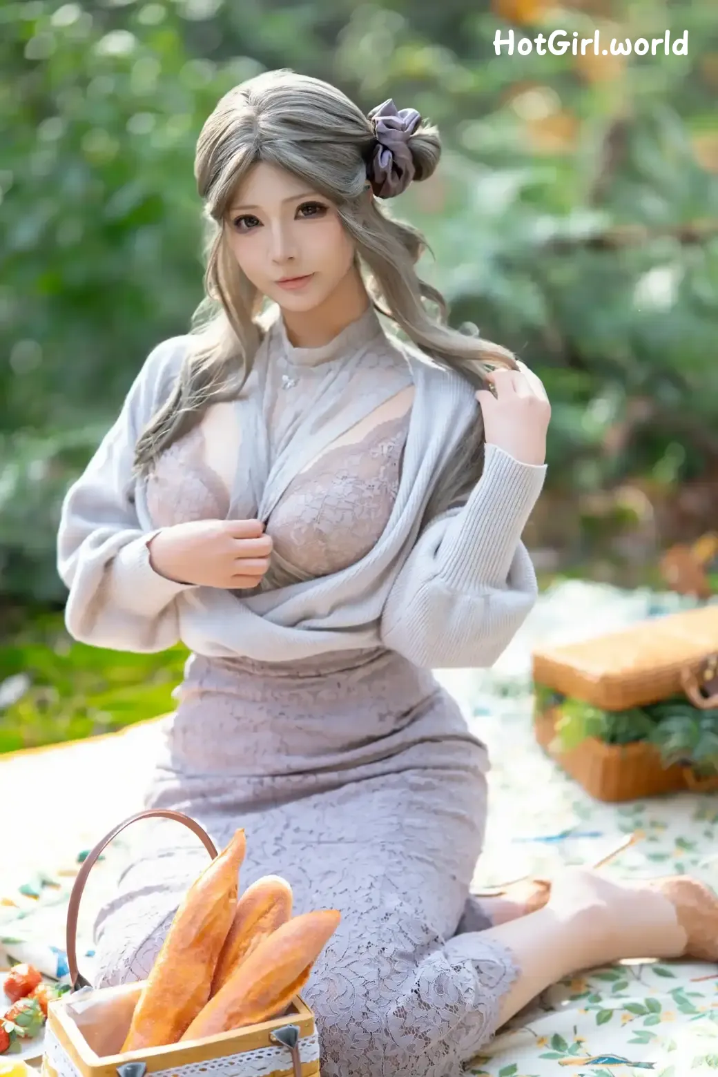 Coser-yuuhui玉汇-太太的春游计划 第35张图