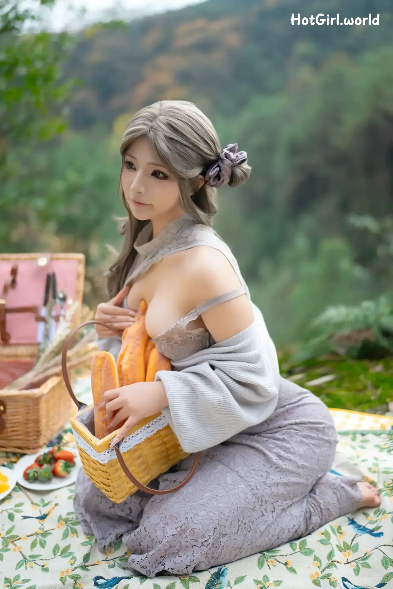 Coser-yuuhui玉汇-太太的春游计划 第45张图