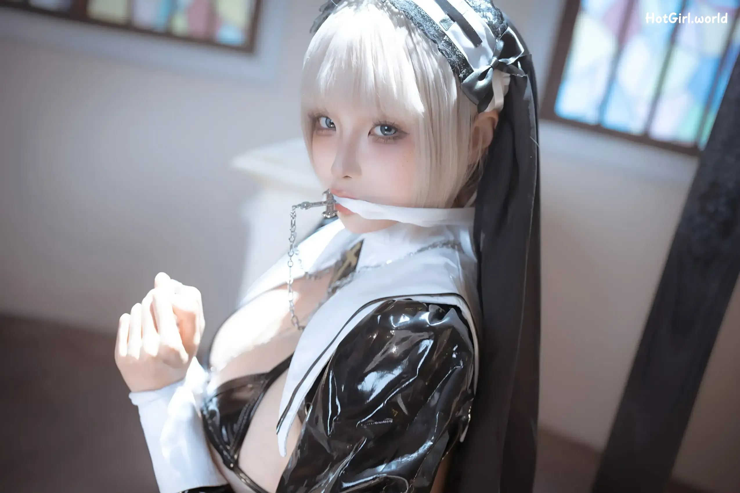 Coser-蠢沫沫-chunmomo-黑修女 第6张图