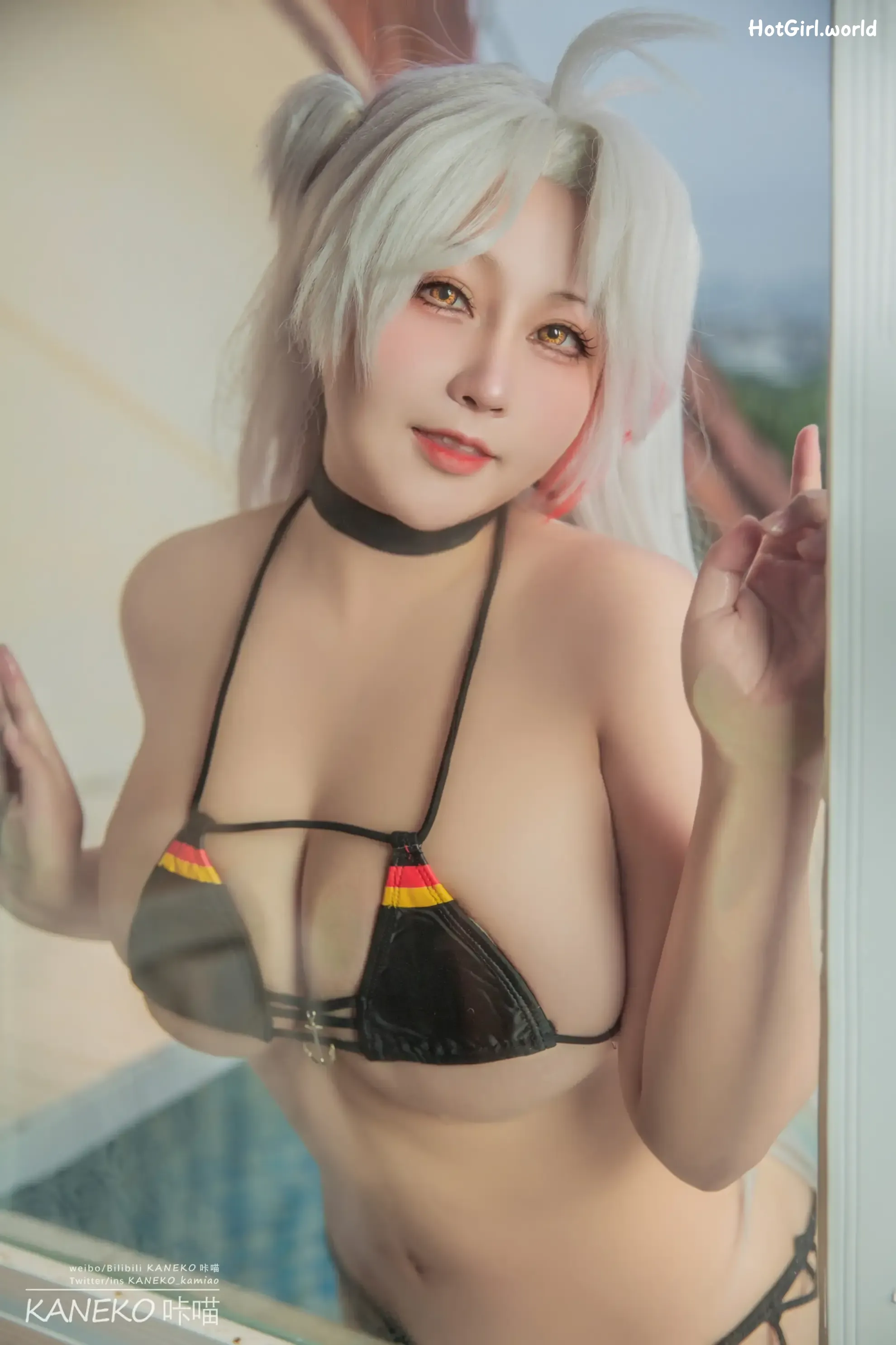 Coser-KANEKO_咔喵-碧蓝航线-欧根亲王泳装 第14张图