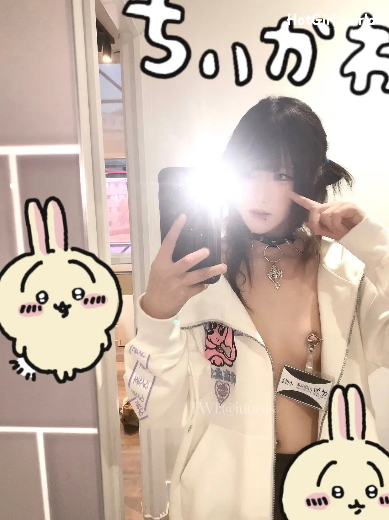 Coser-不得惹-iuueas-朋克风情趣道具女王 第20张图