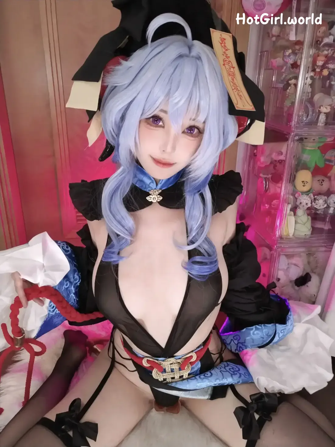 Coser-蜜汁猫裘-原神-甘雨-国风小僵尸 第10张图