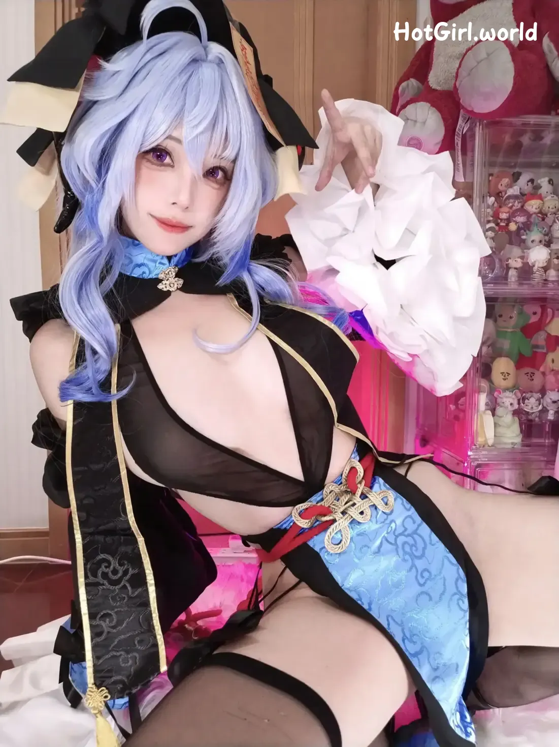 Coser-蜜汁猫裘-原神-甘雨-国风小僵尸 第22张图