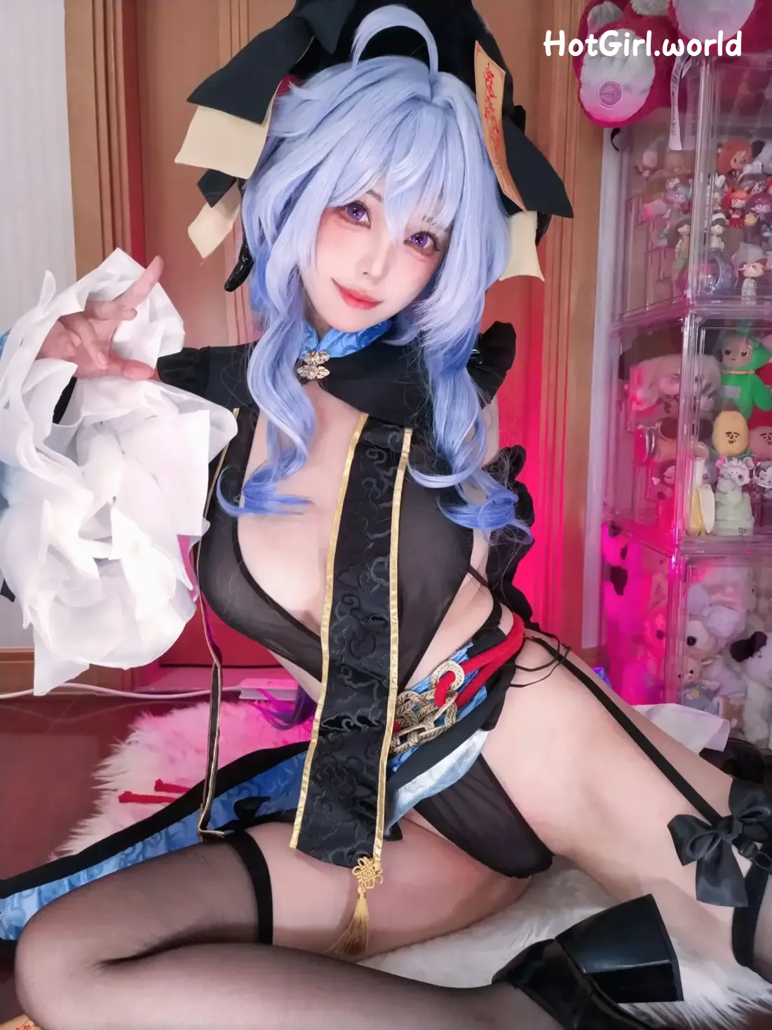 Coser-蜜汁猫裘-原神-甘雨-国风小僵尸 第28张图