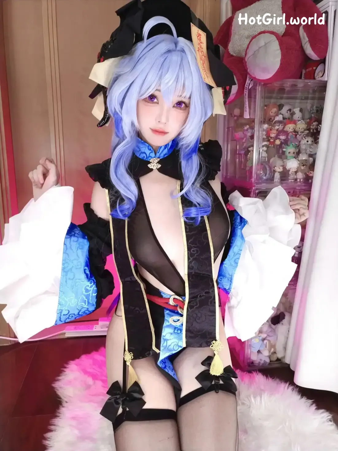 Coser-蜜汁猫裘-原神-甘雨-国风小僵尸 第38张图