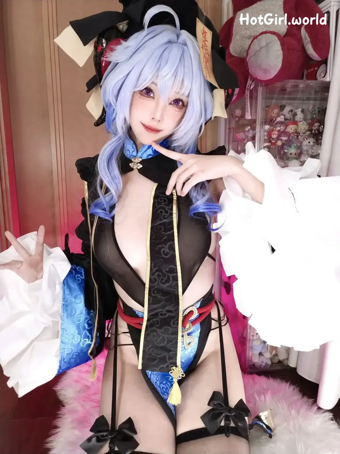 Coser-蜜汁猫裘-原神-甘雨-国风小僵尸 第40张图