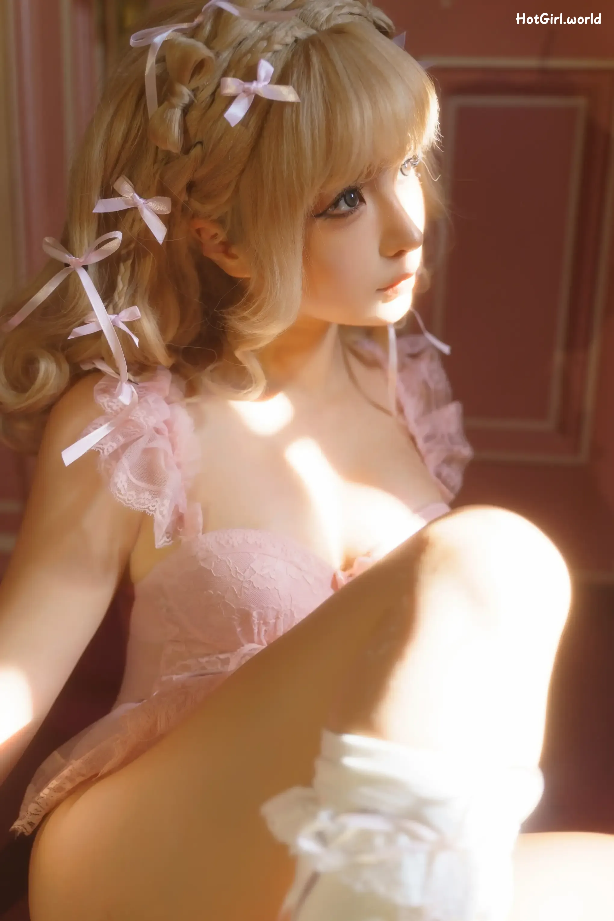 Coser-蠢沫沫-chunmomo-金发蝴蝶结 第19张图