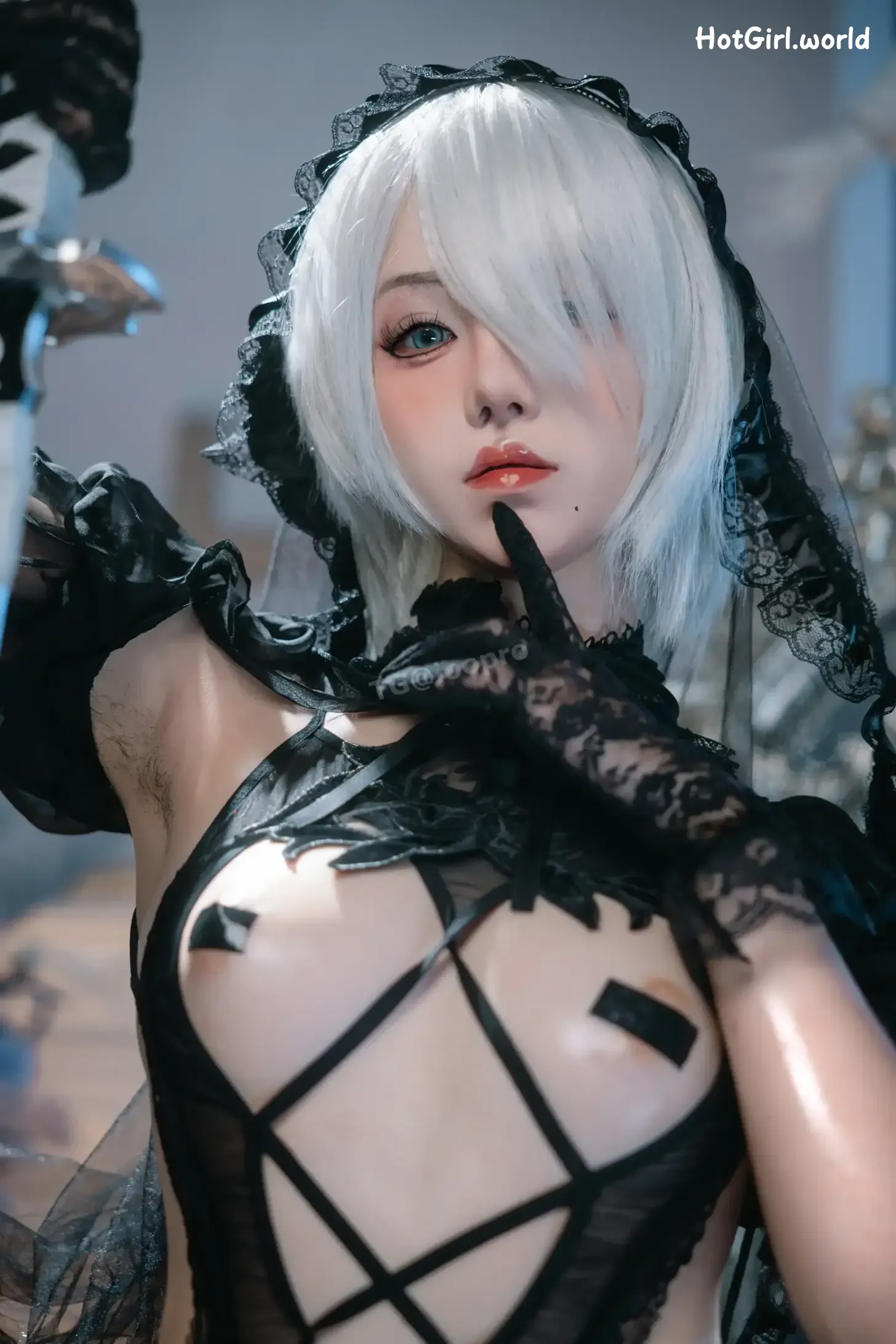 Coser-阿薰-kaOri-2B黑花嫁 第15张图