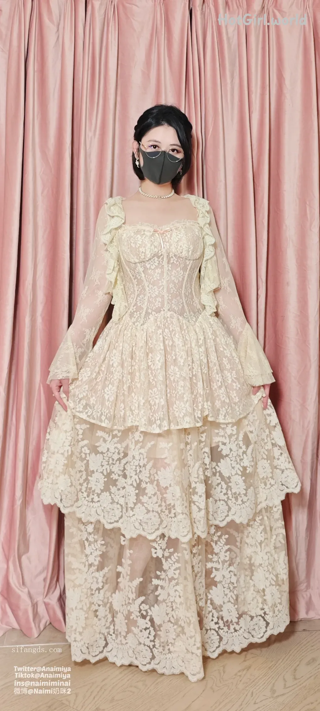 Coser-Anaimiya奶咪-OF-2024-12月-蕾丝少女 第8张图