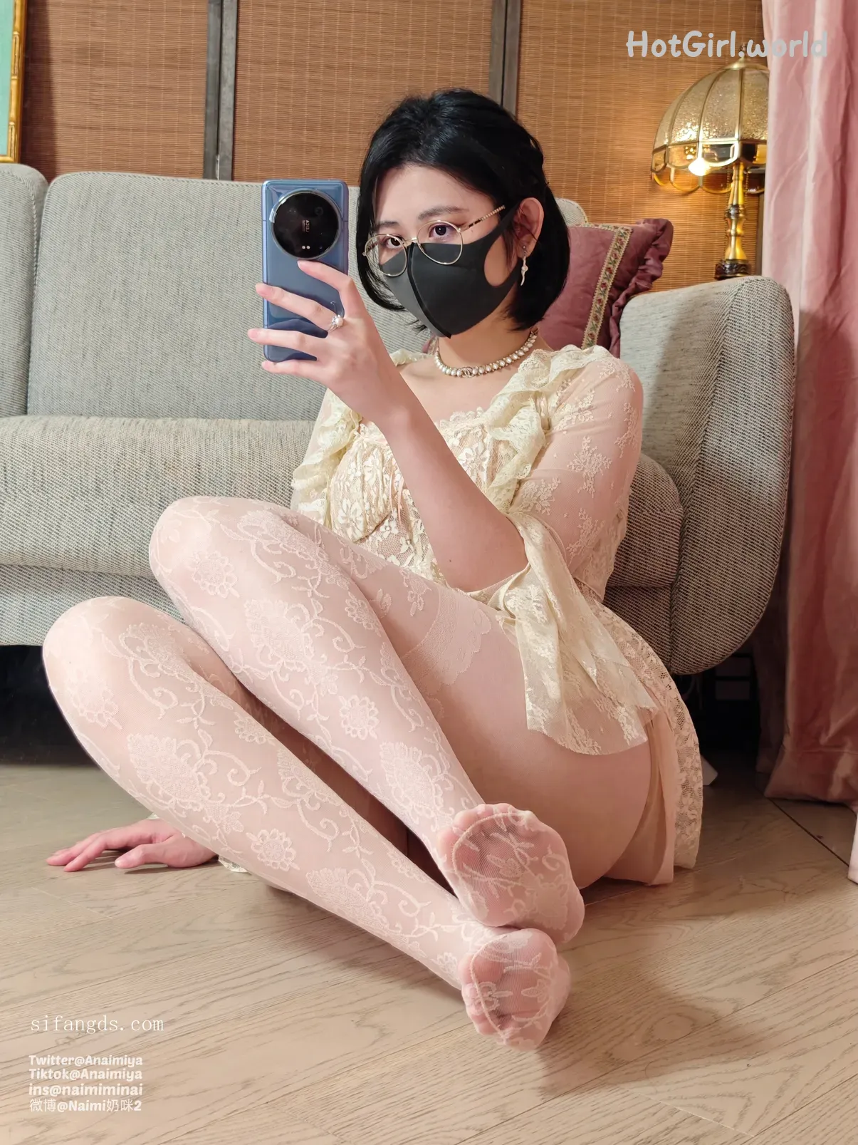 Coser-Anaimiya奶咪-OF-2024-12月-蕾丝少女 第21张图