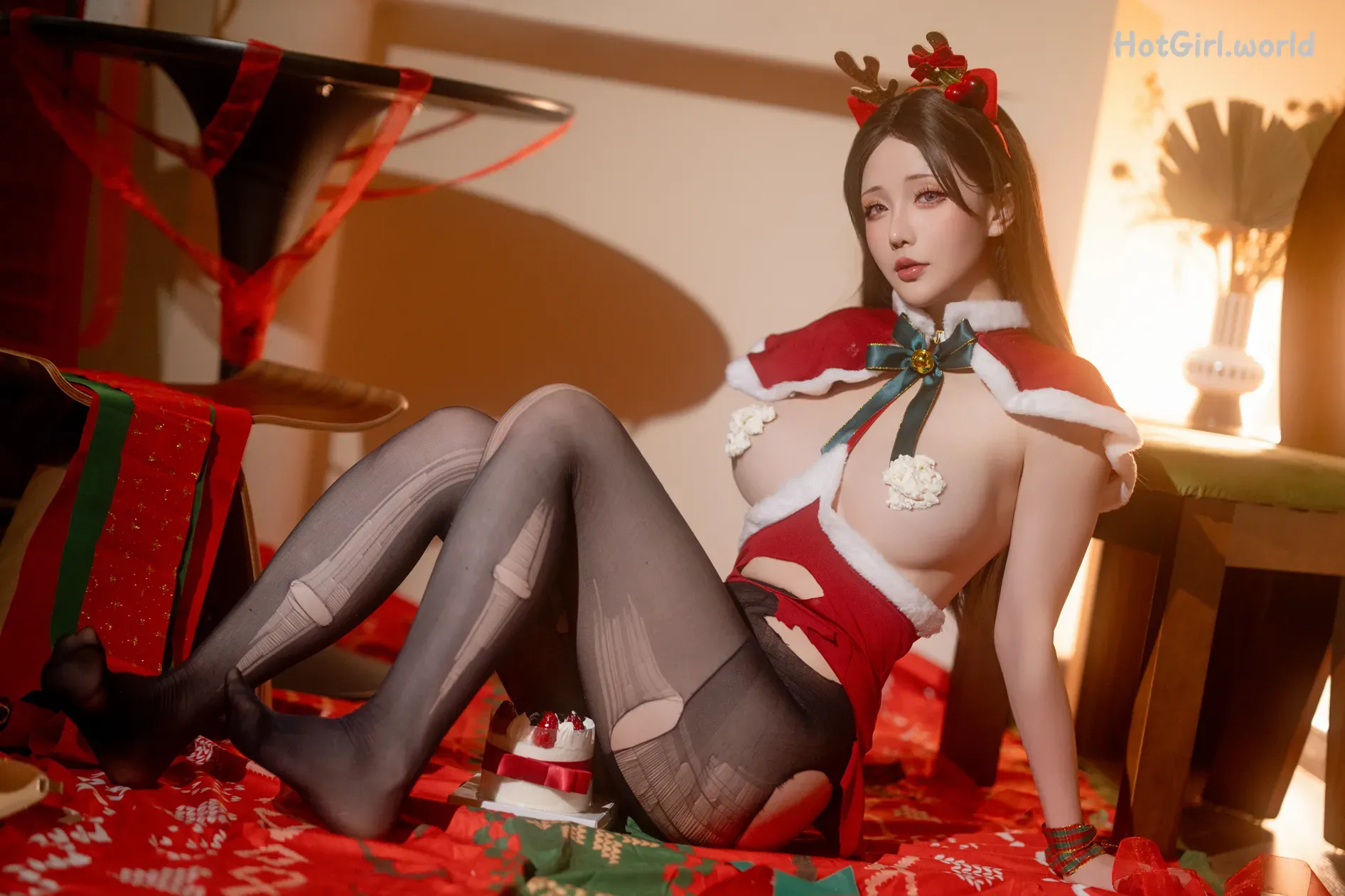 Coser-星之迟迟Hoshilily-2024圣诞-奇妙夜 第4张图