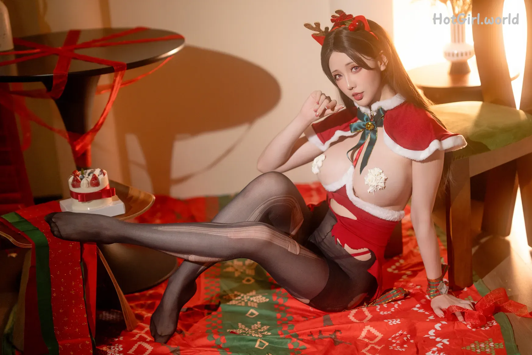 Coser-星之迟迟Hoshilily-2024圣诞-奇妙夜 第11张图