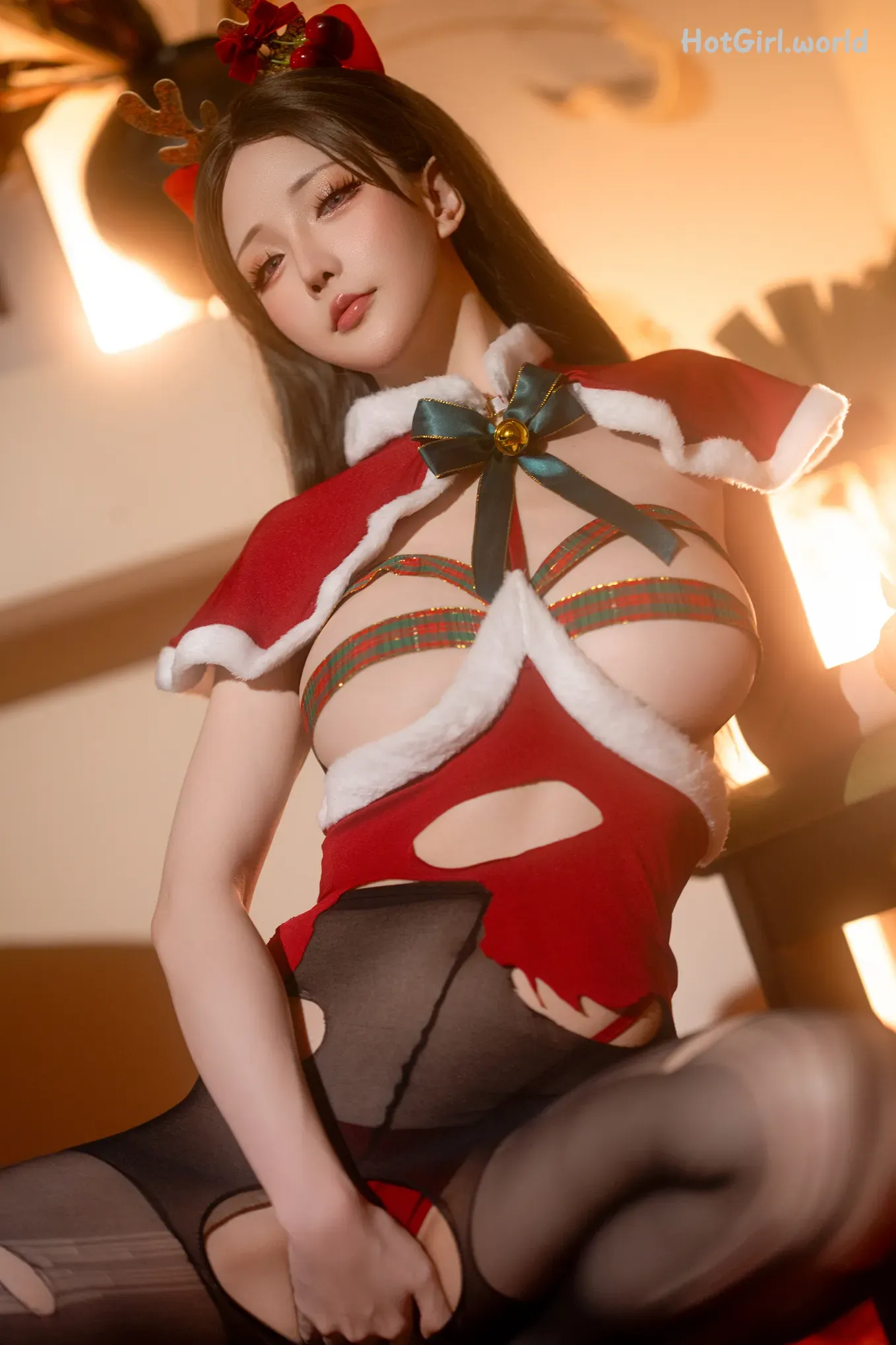 Coser-星之迟迟Hoshilily-2024圣诞-奇妙夜 第14张图