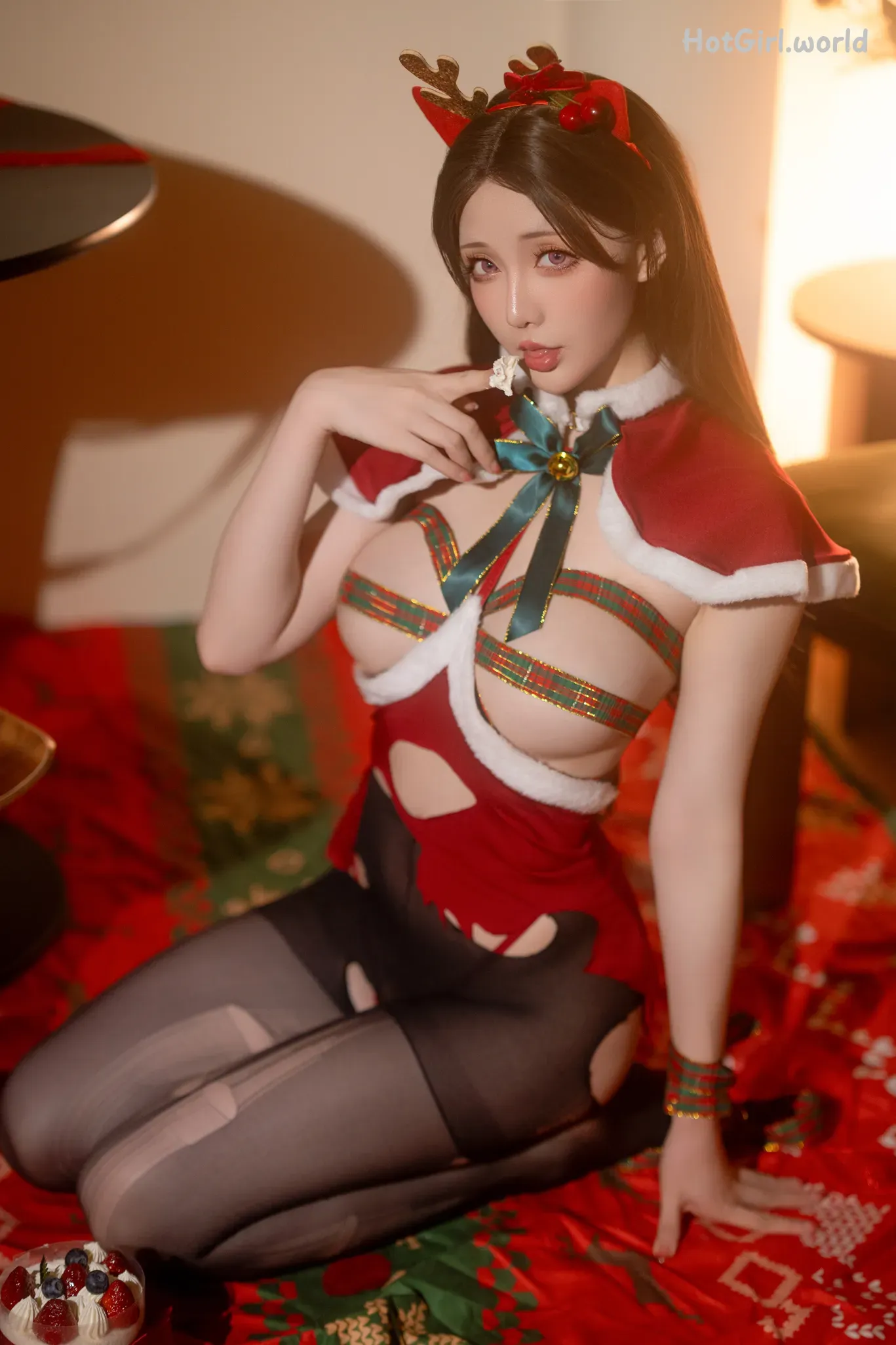 Coser-星之迟迟Hoshilily-2024圣诞-奇妙夜 第15张图