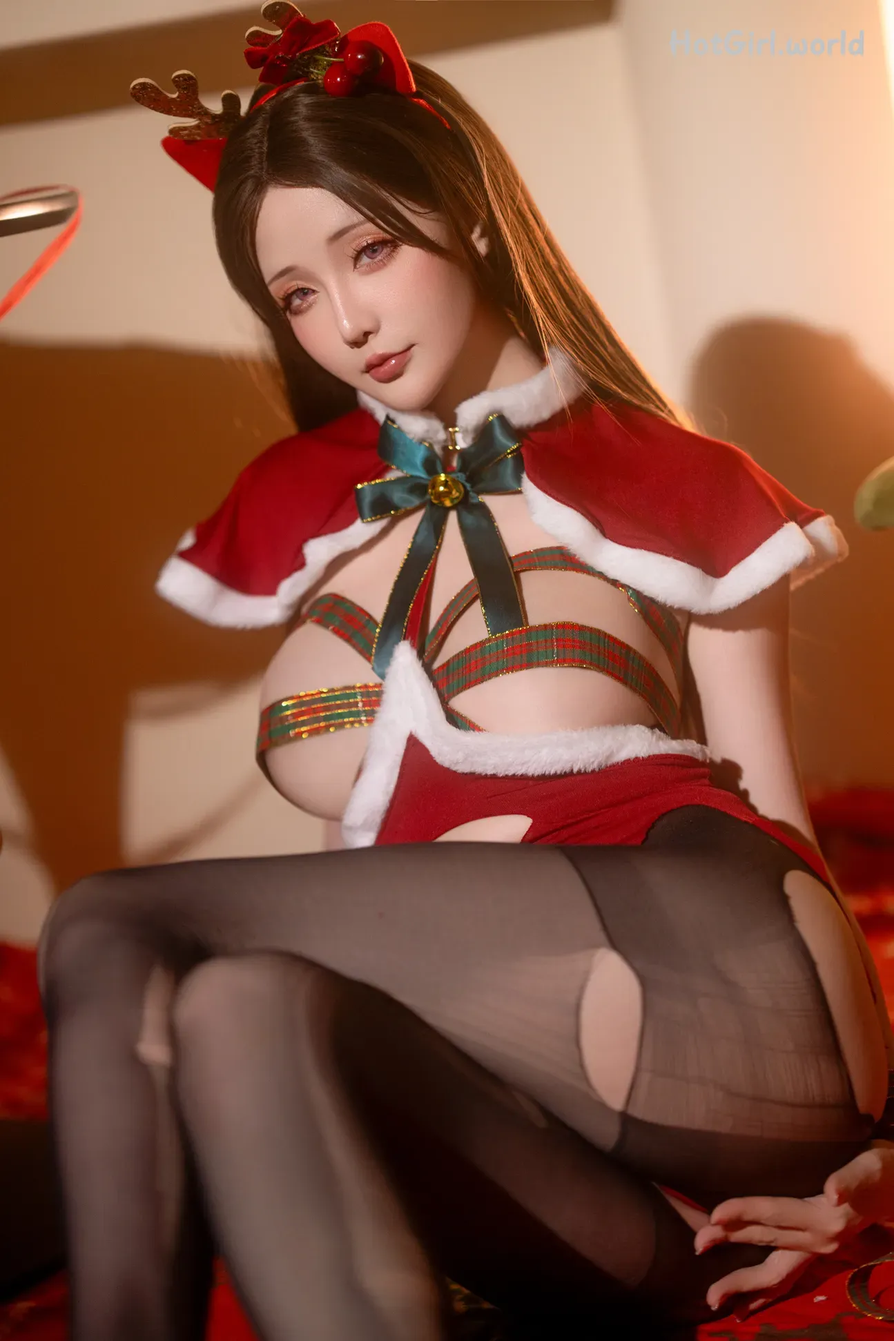 Coser-星之迟迟Hoshilily-2024圣诞-奇妙夜 第21张图