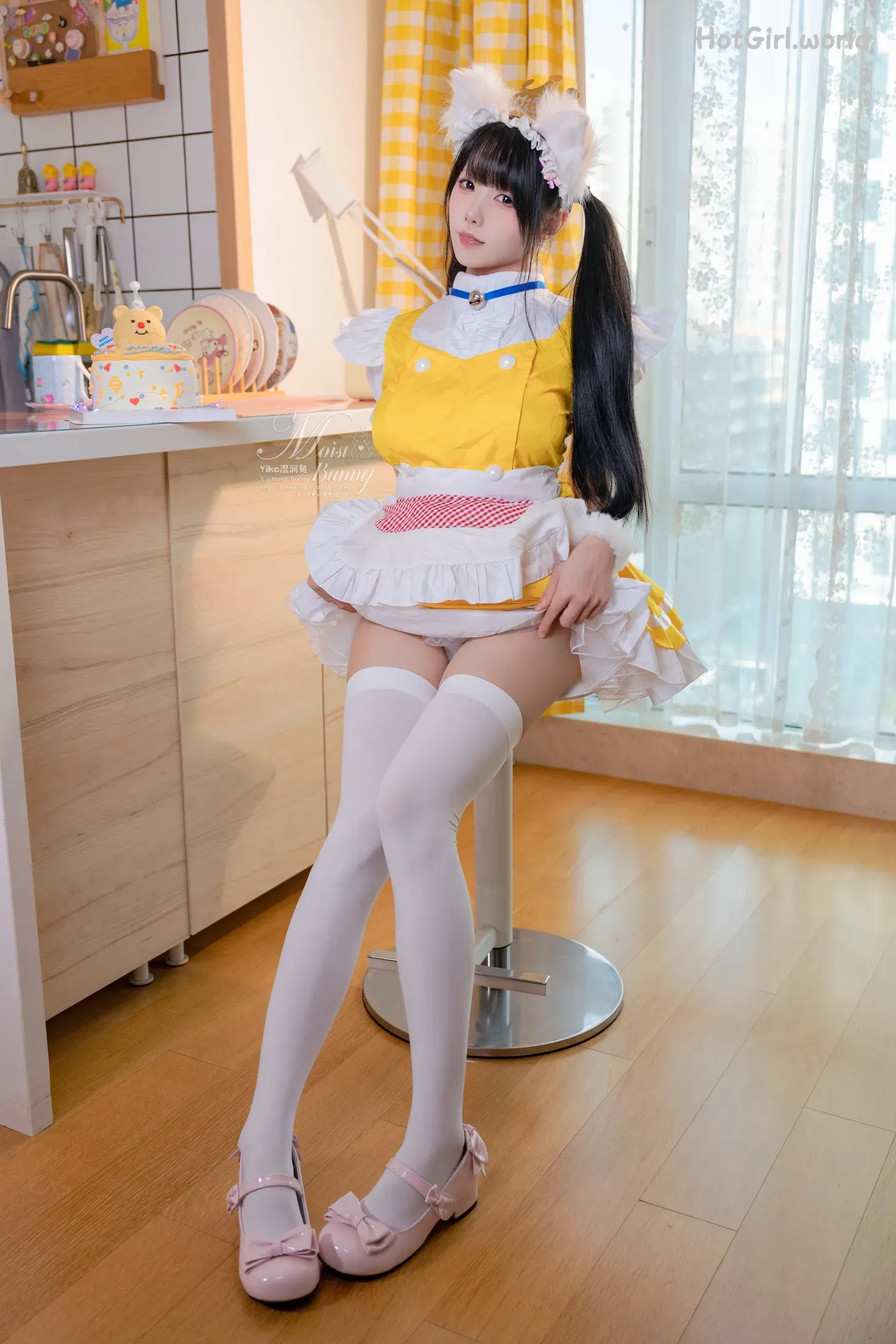 Coser-黏黏团子兔-12月作品-诞生日限定-兔子味蛋糕 第60张图