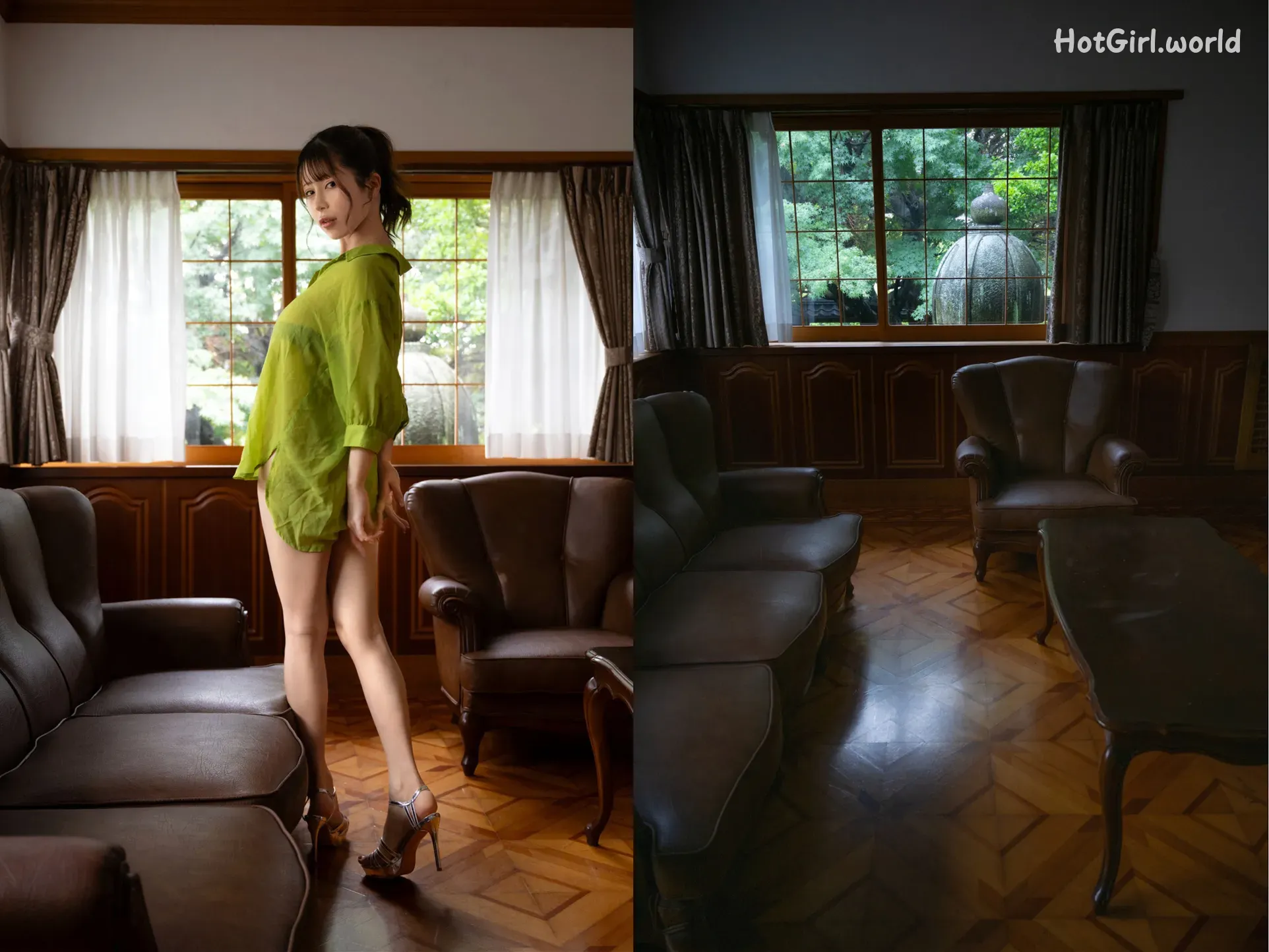 JP-Shiiba-Mikuru-有岡みう-木漏れ日の中で 第2张图