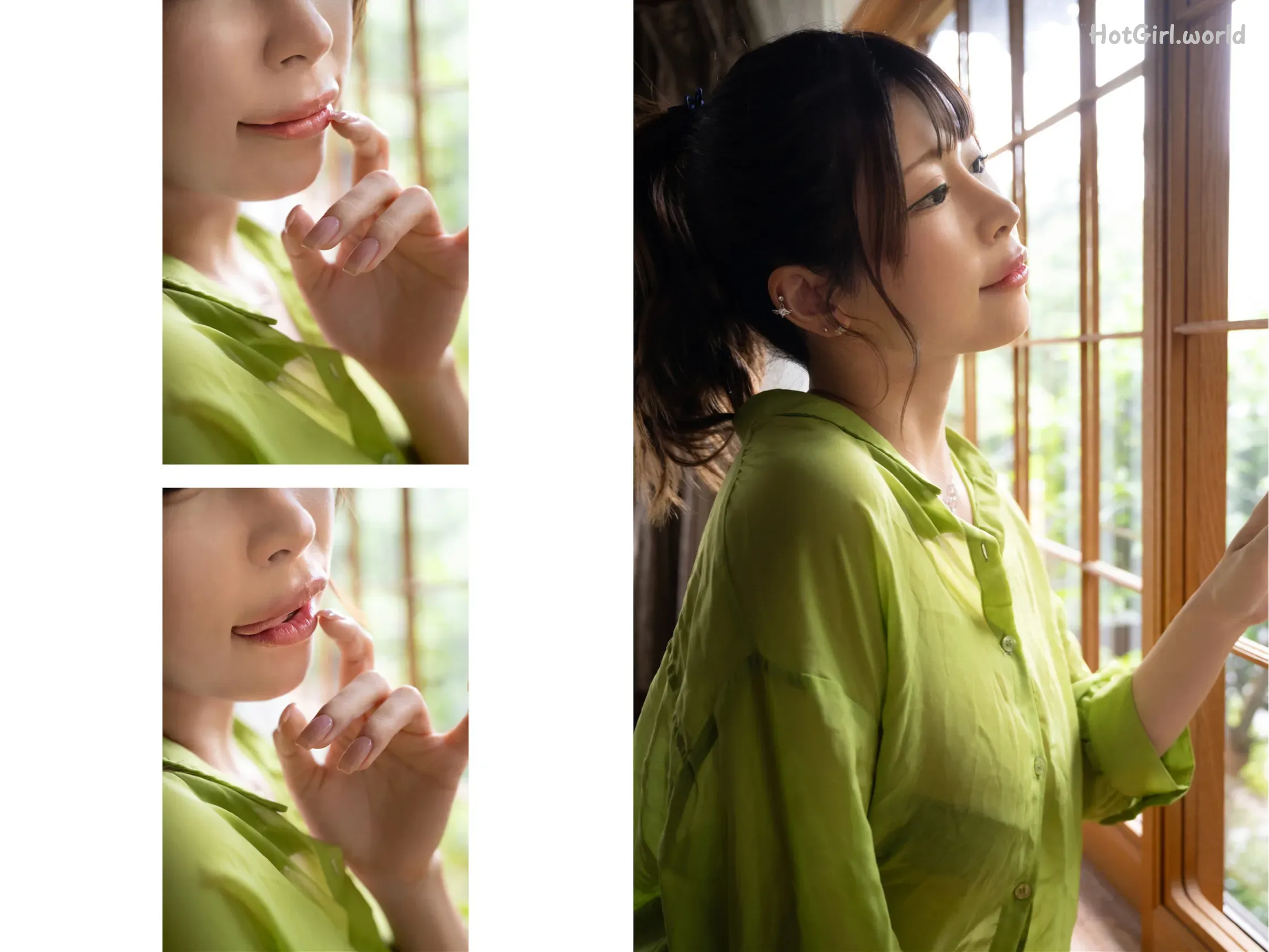 JP-Shiiba-Mikuru-有岡みう-木漏れ日の中で 第3张图