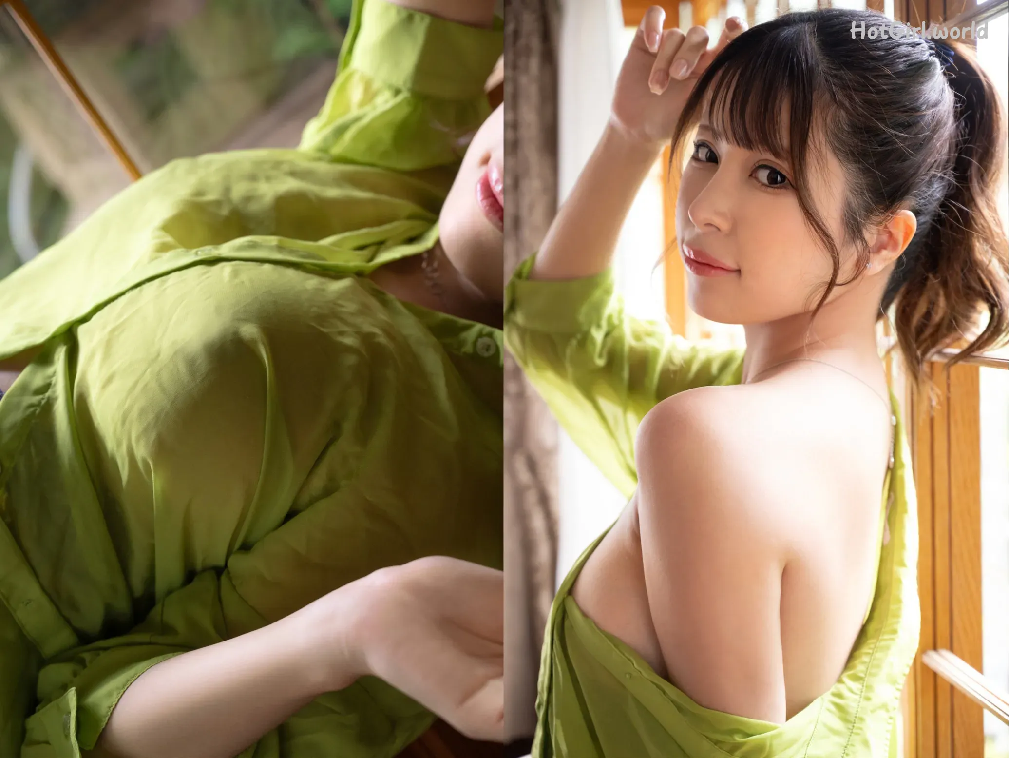 JP-Shiiba-Mikuru-有岡みう-木漏れ日の中で 第5张图