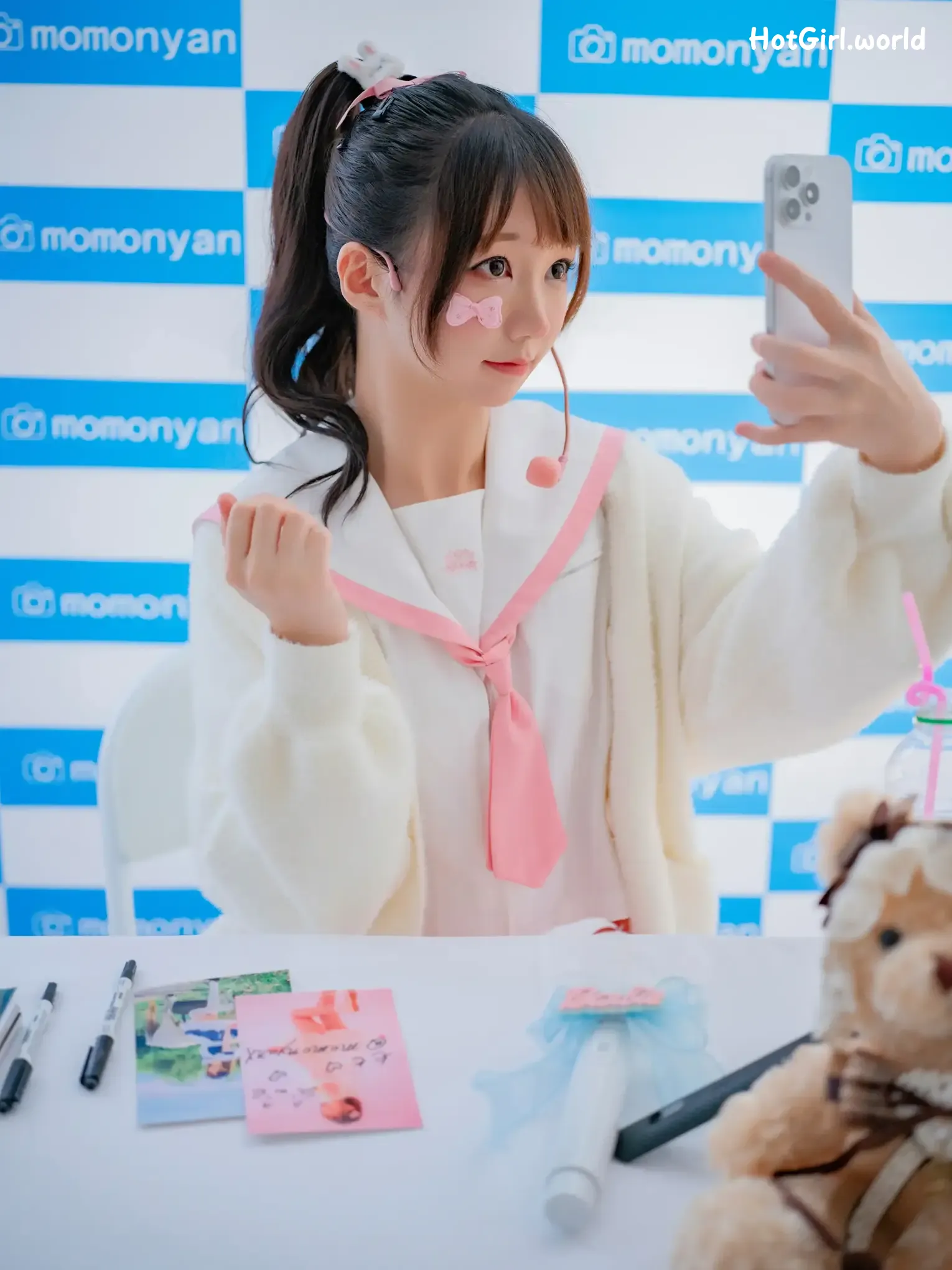 Coser-NAGISA魔物喵-ビキニアイドルのサイン会 第9张图
