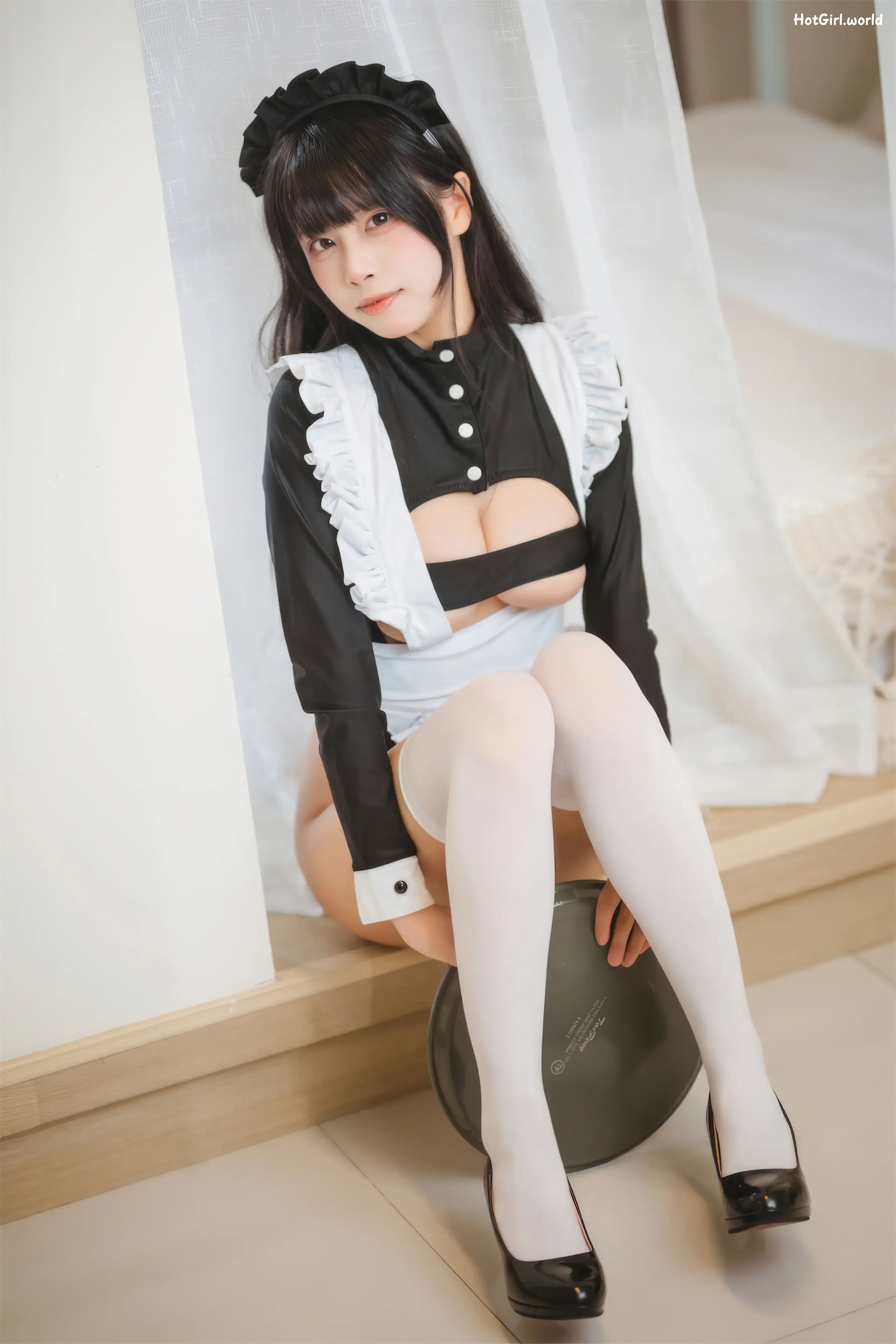 Coser-三無人型-高叉女仆 第1张图