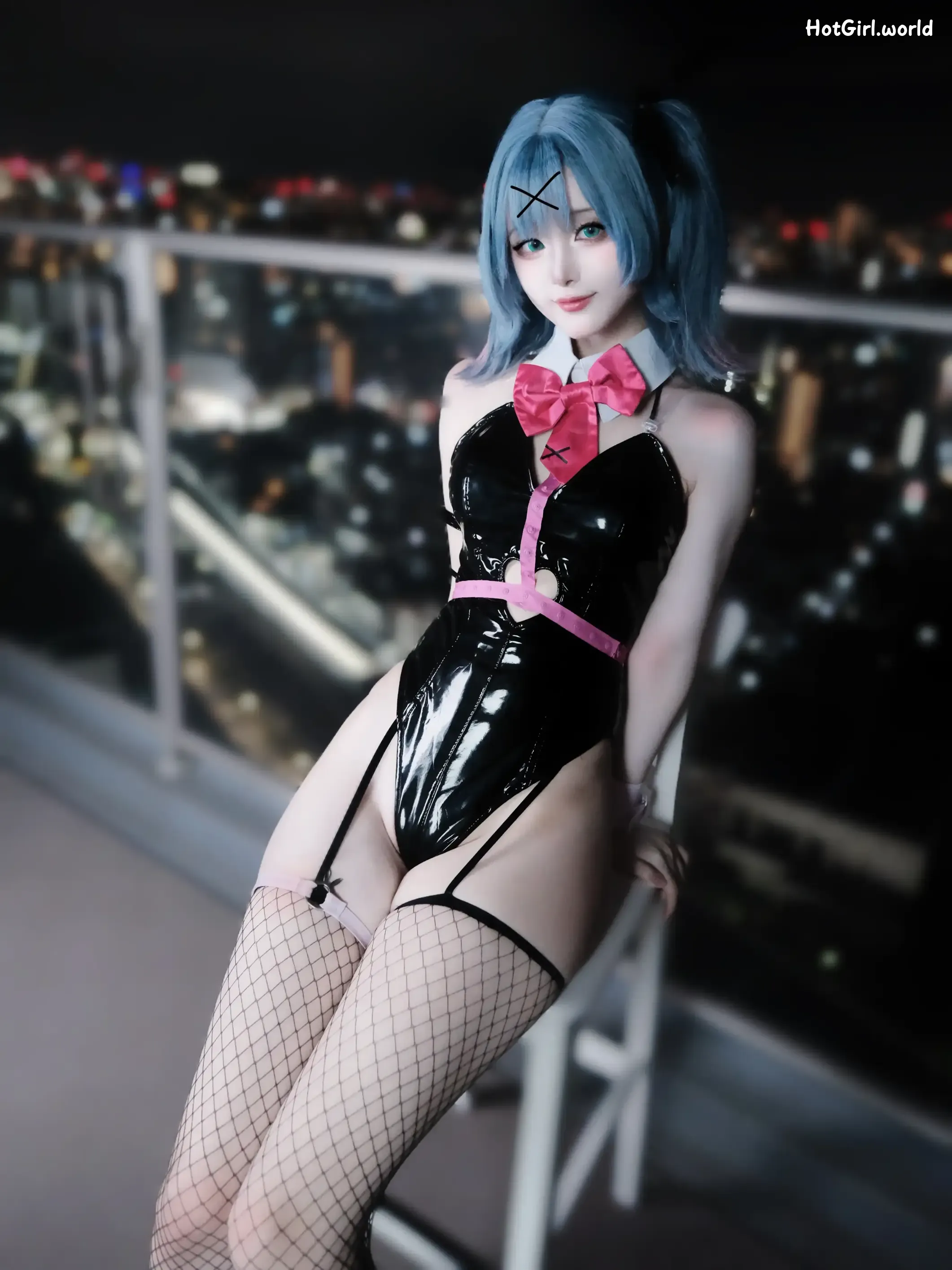 Coser-幼愛-Youmeko-初音未来兔子洞兔女郎 第10张图