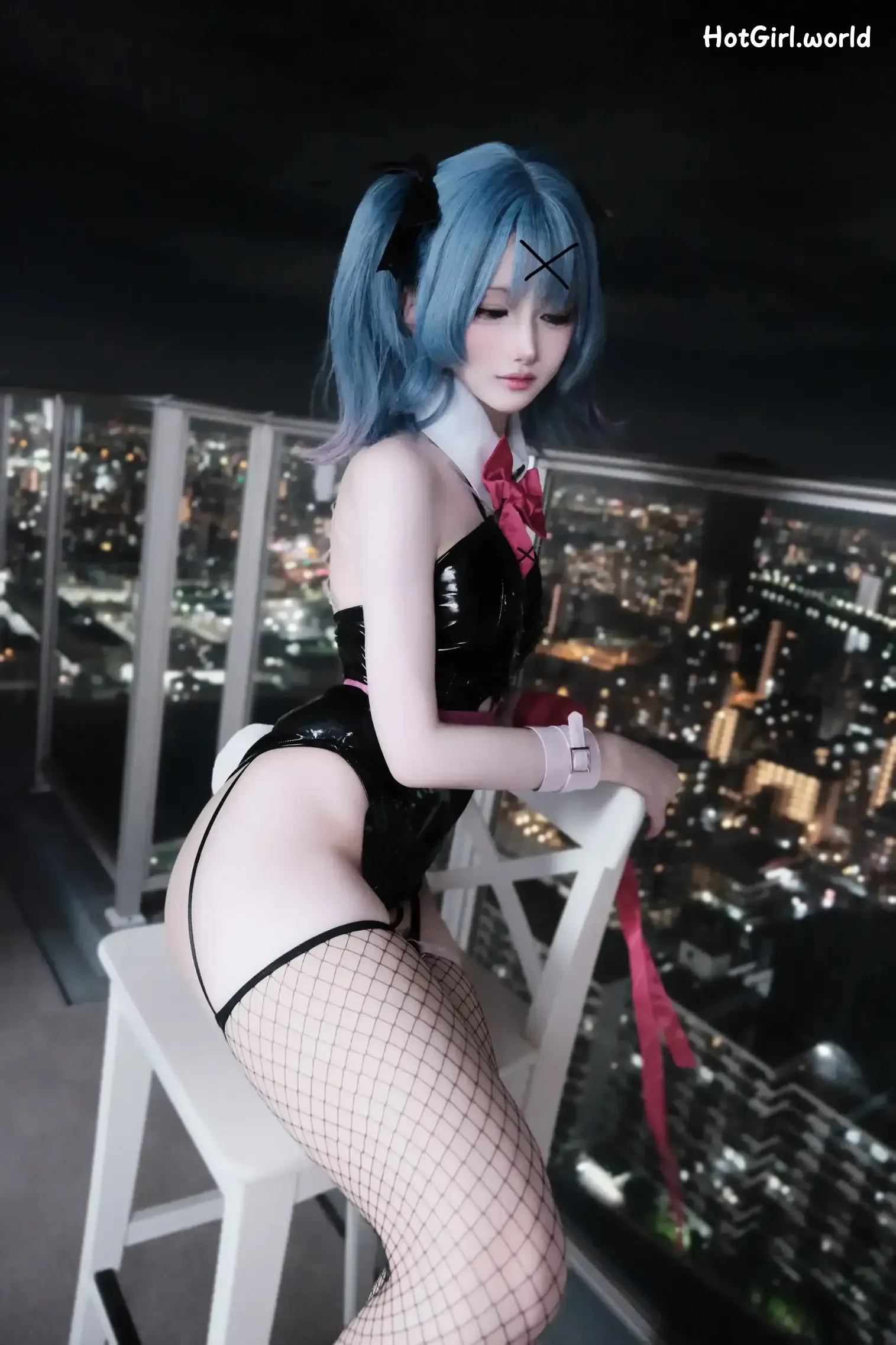 Coser-幼愛-Youmeko-初音未来兔子洞兔女郎 第12张图