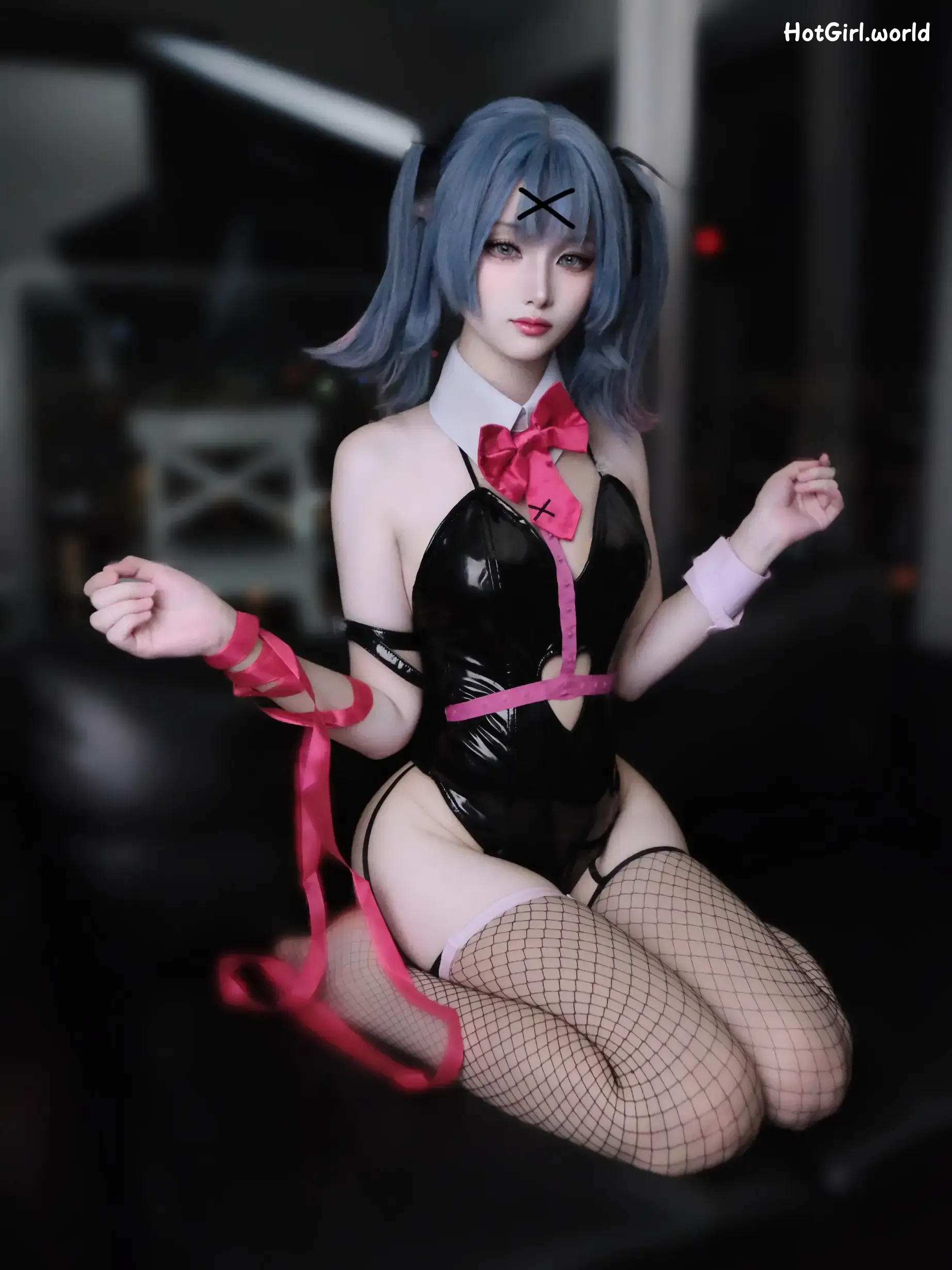 Coser-幼愛-Youmeko-初音未来兔子洞兔女郎 第22张图