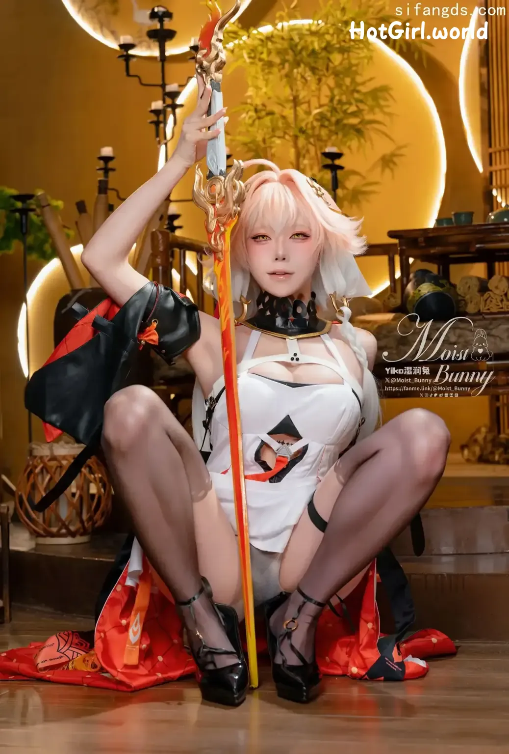 Coser-黏黏团子兔-TC-6月作品-炽羽策阵星-长离 第25张图