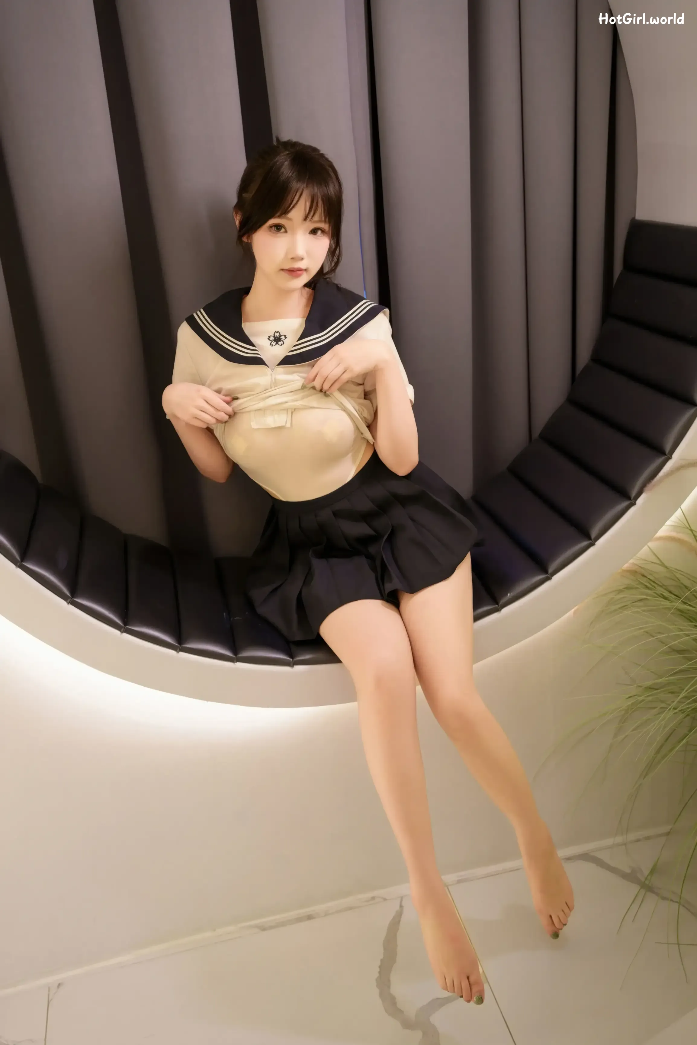 Coser-雪晴-Astra-牛奶丝透明黏滑体操服 第24张图