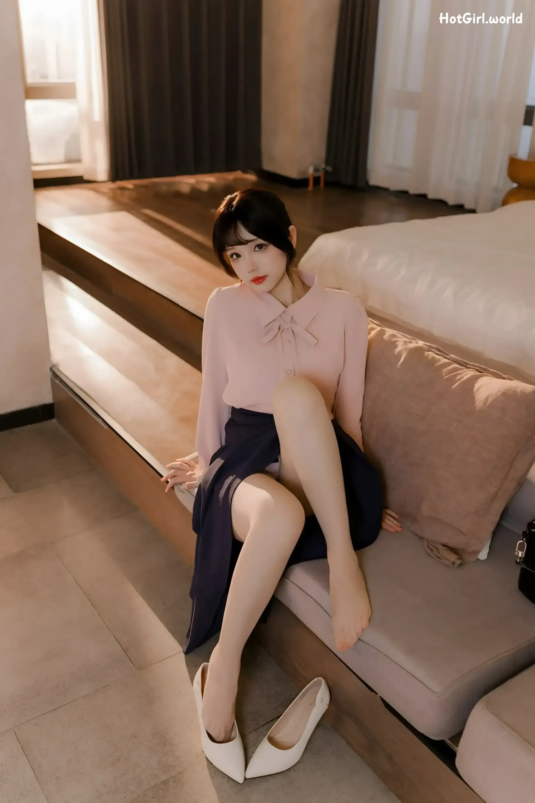Coser-雪晴-Astra-肉丝通勤OL 第12张图