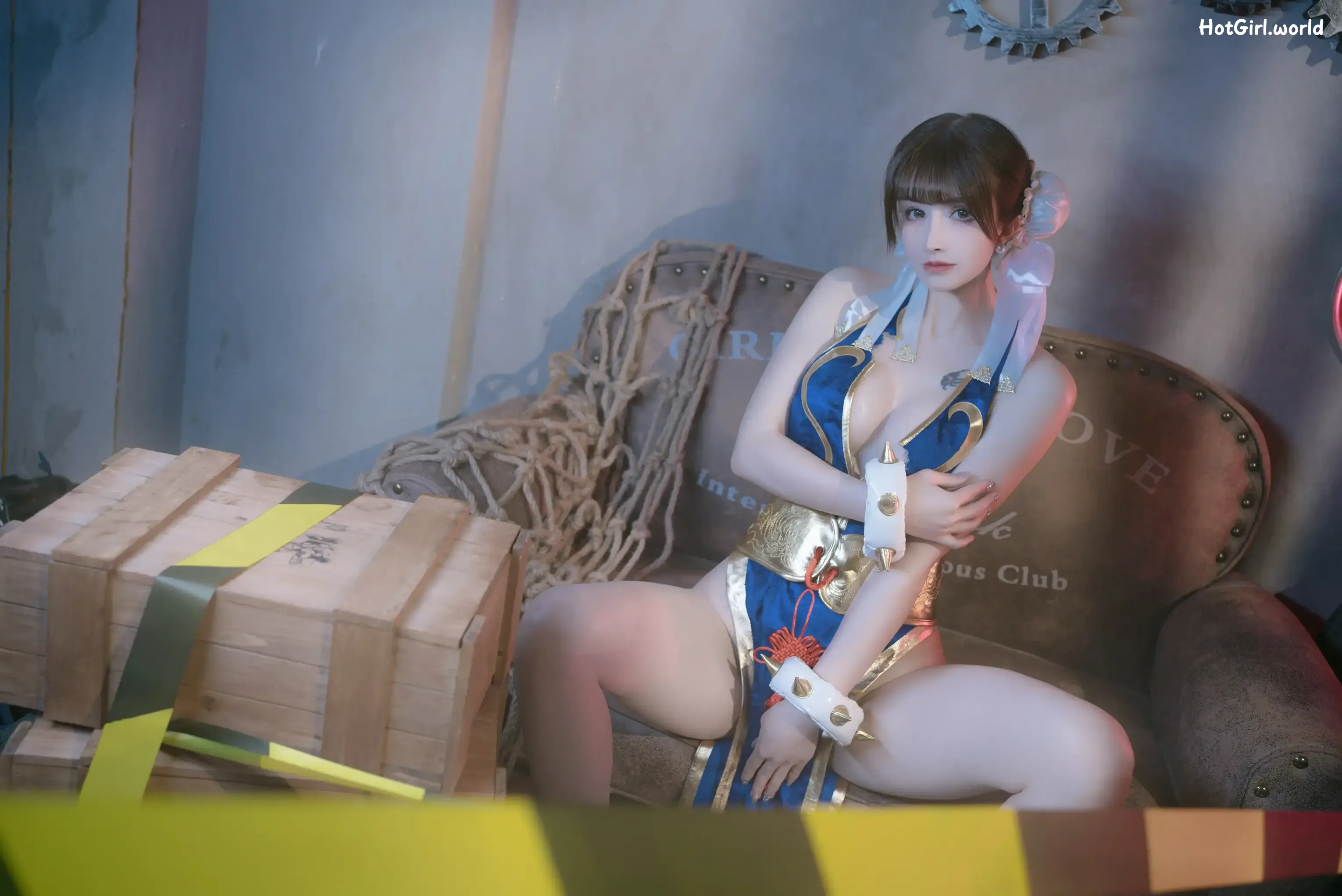 Coser-鹿八岁-春丽的格斗辅导 第19张图