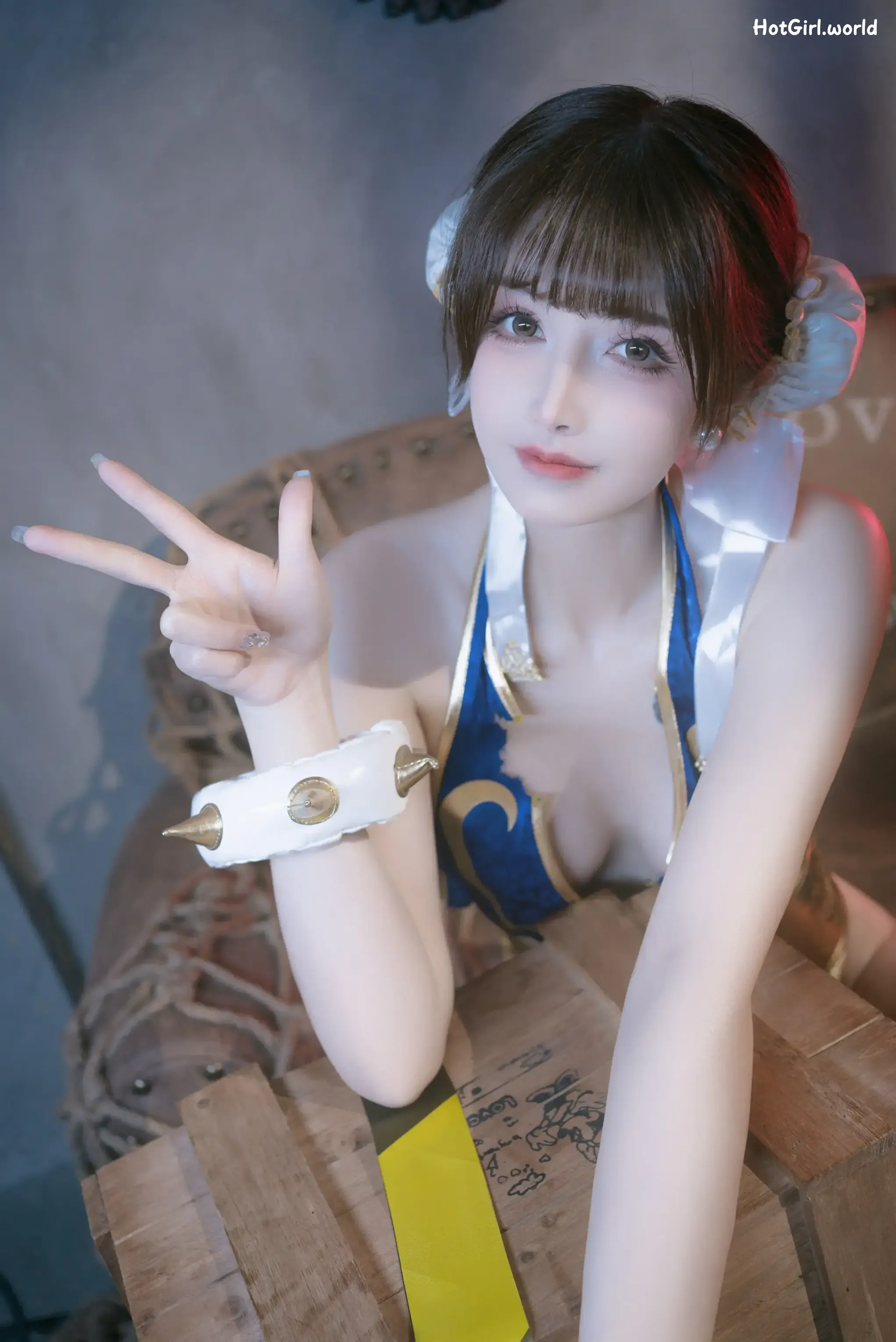 Coser-鹿八岁-春丽的格斗辅导 第26张图