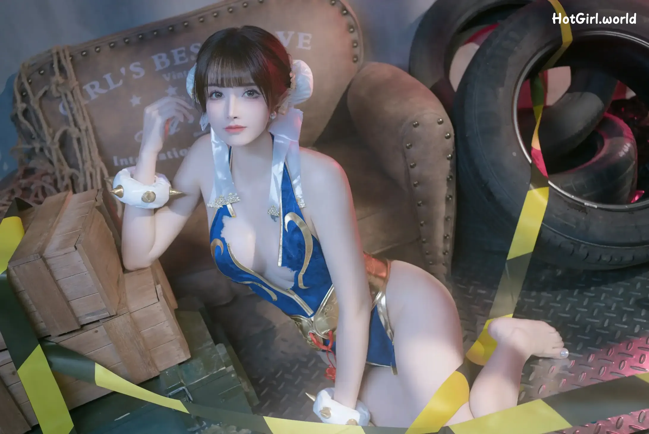 Coser-鹿八岁-春丽的格斗辅导 第33张图