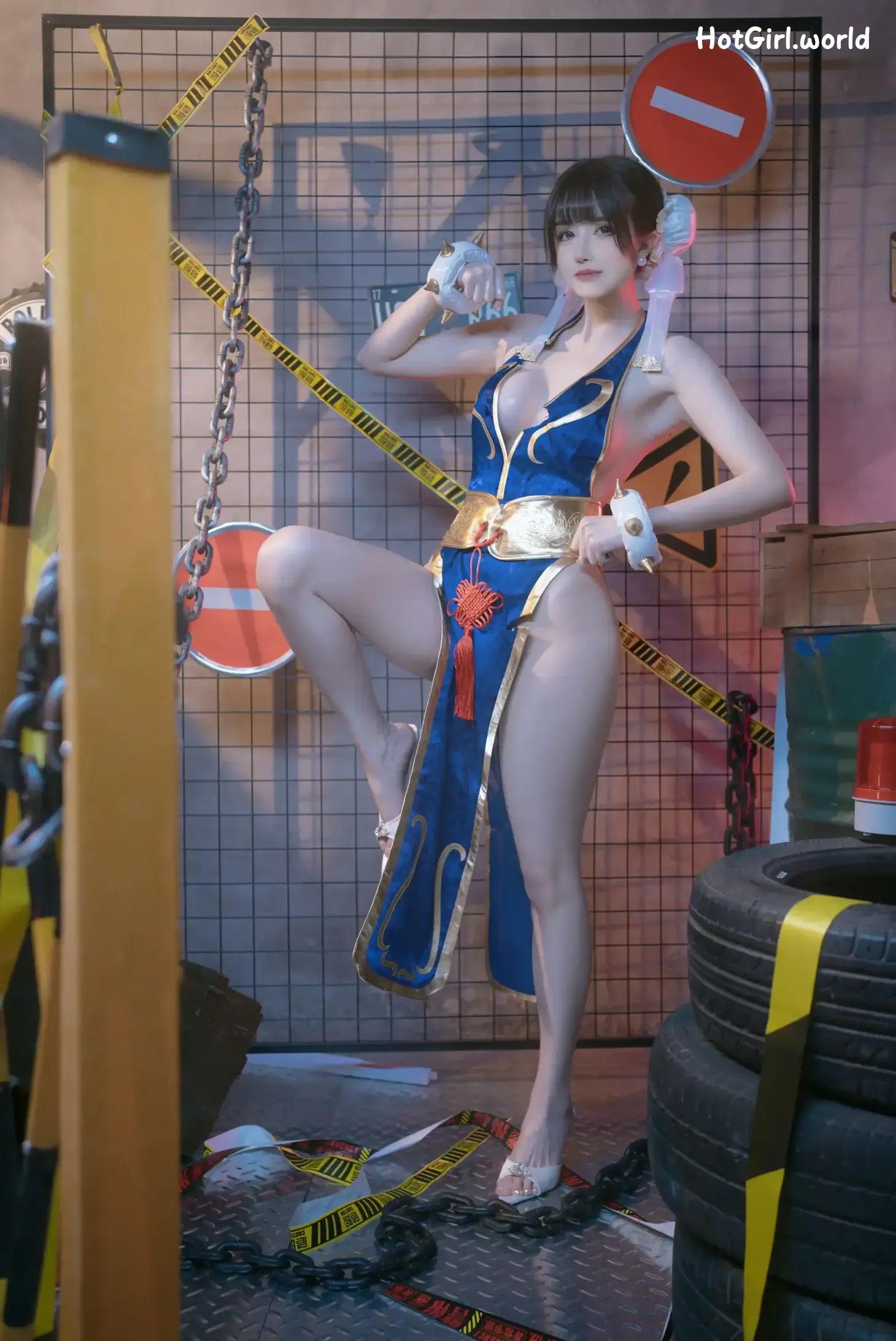 Coser-鹿八岁-春丽的格斗辅导 第44张图