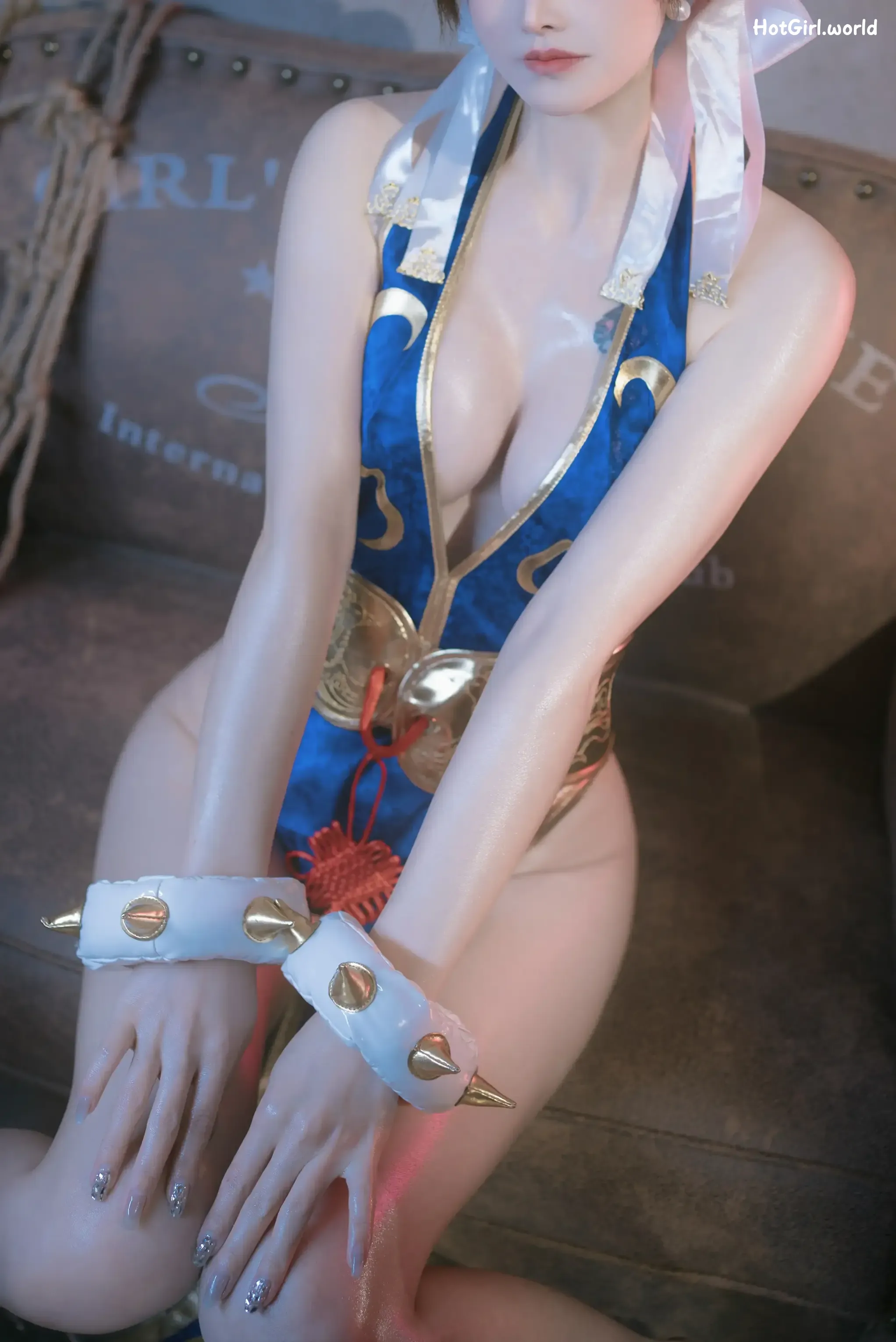 Coser-鹿八岁-春丽的格斗辅导 第46张图