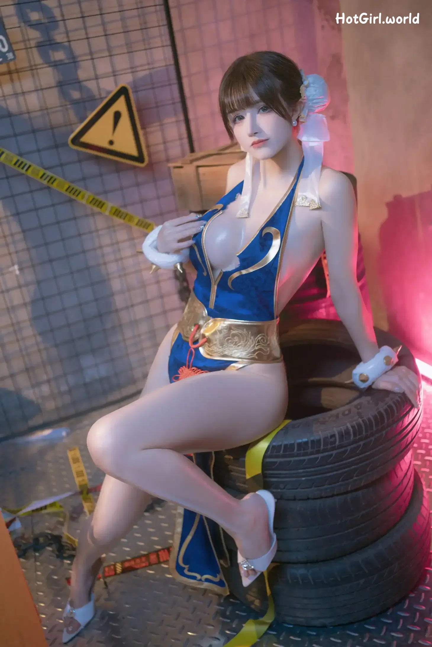 Coser-鹿八岁-春丽的格斗辅导 第49张图