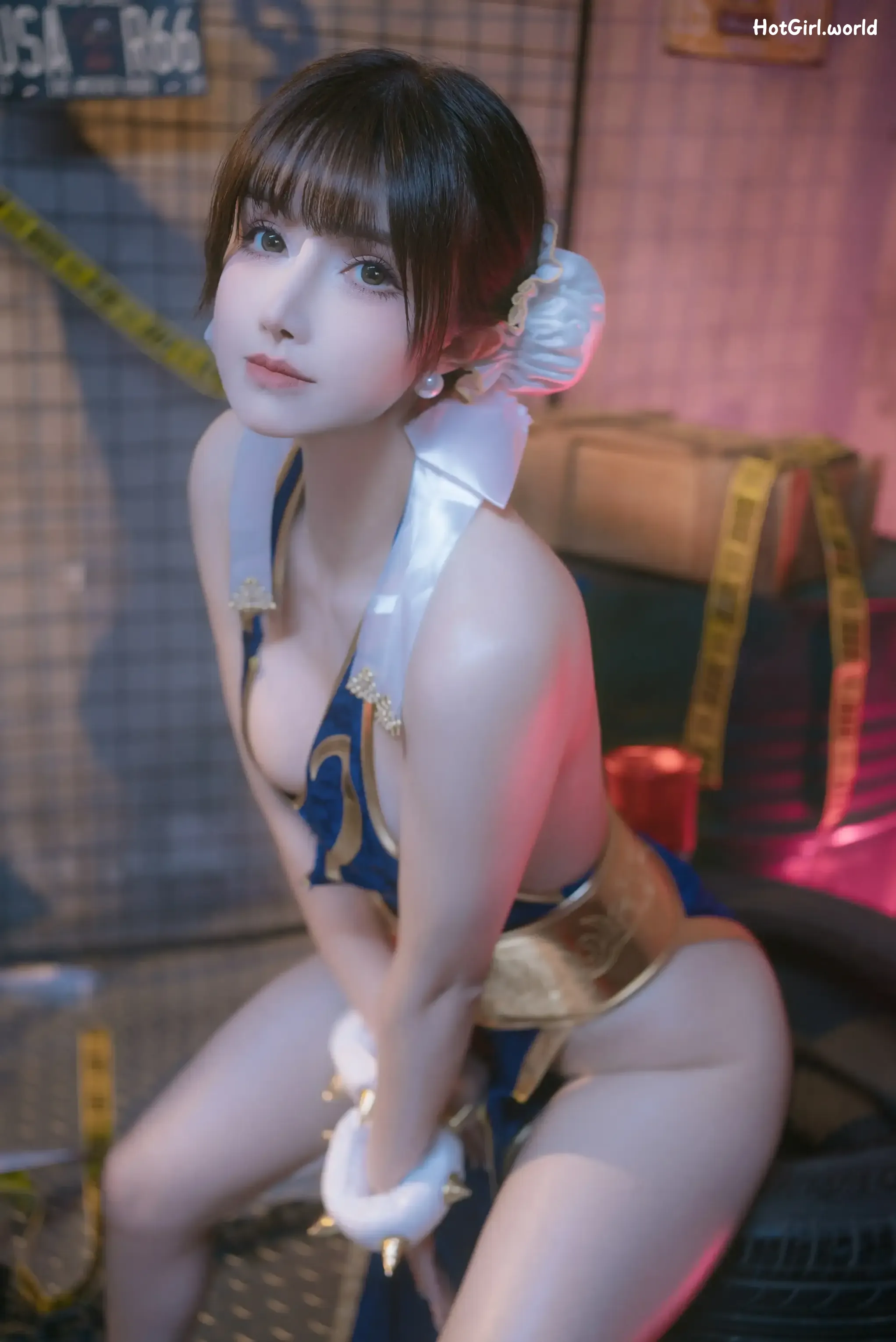 Coser-鹿八岁-春丽的格斗辅导 第50张图