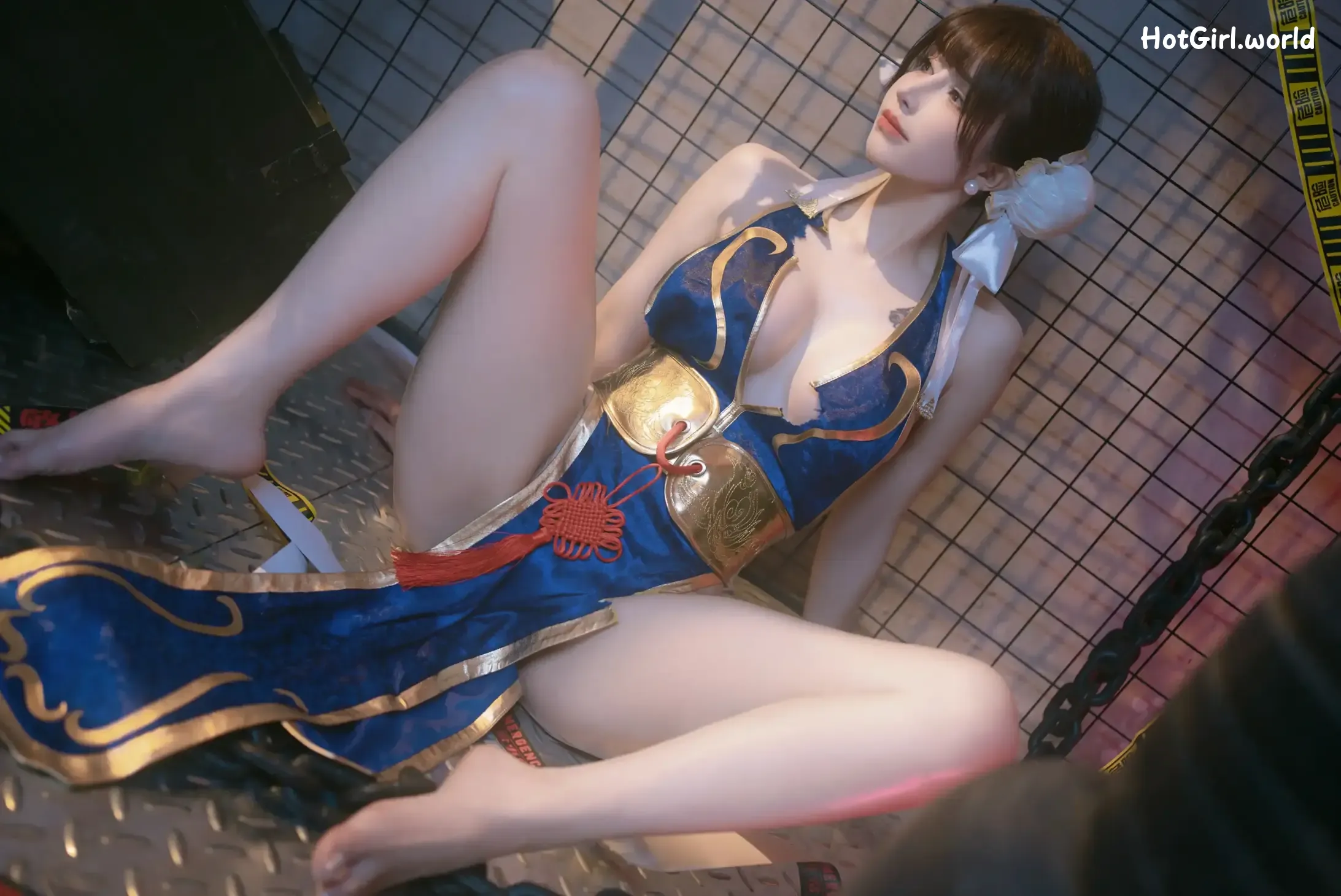 Coser-鹿八岁-春丽的格斗辅导 第52张图